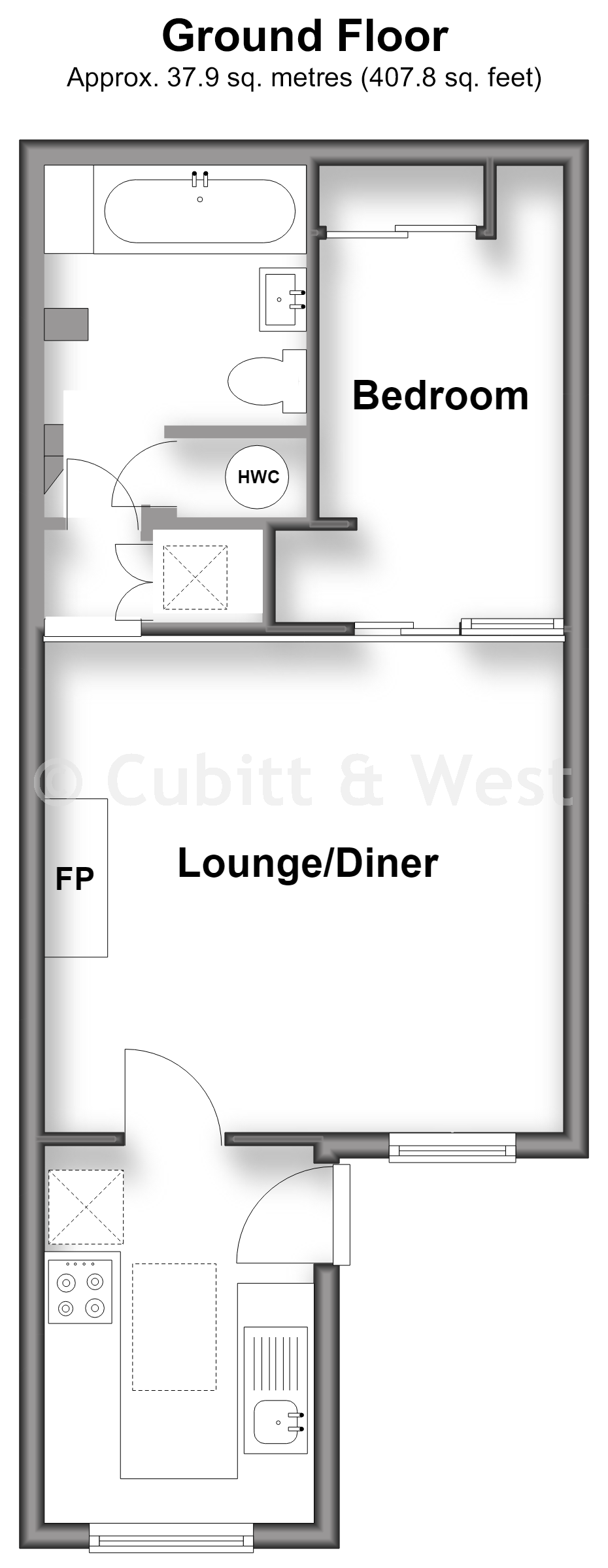 7B, Farningham Road, Caterham floorplan