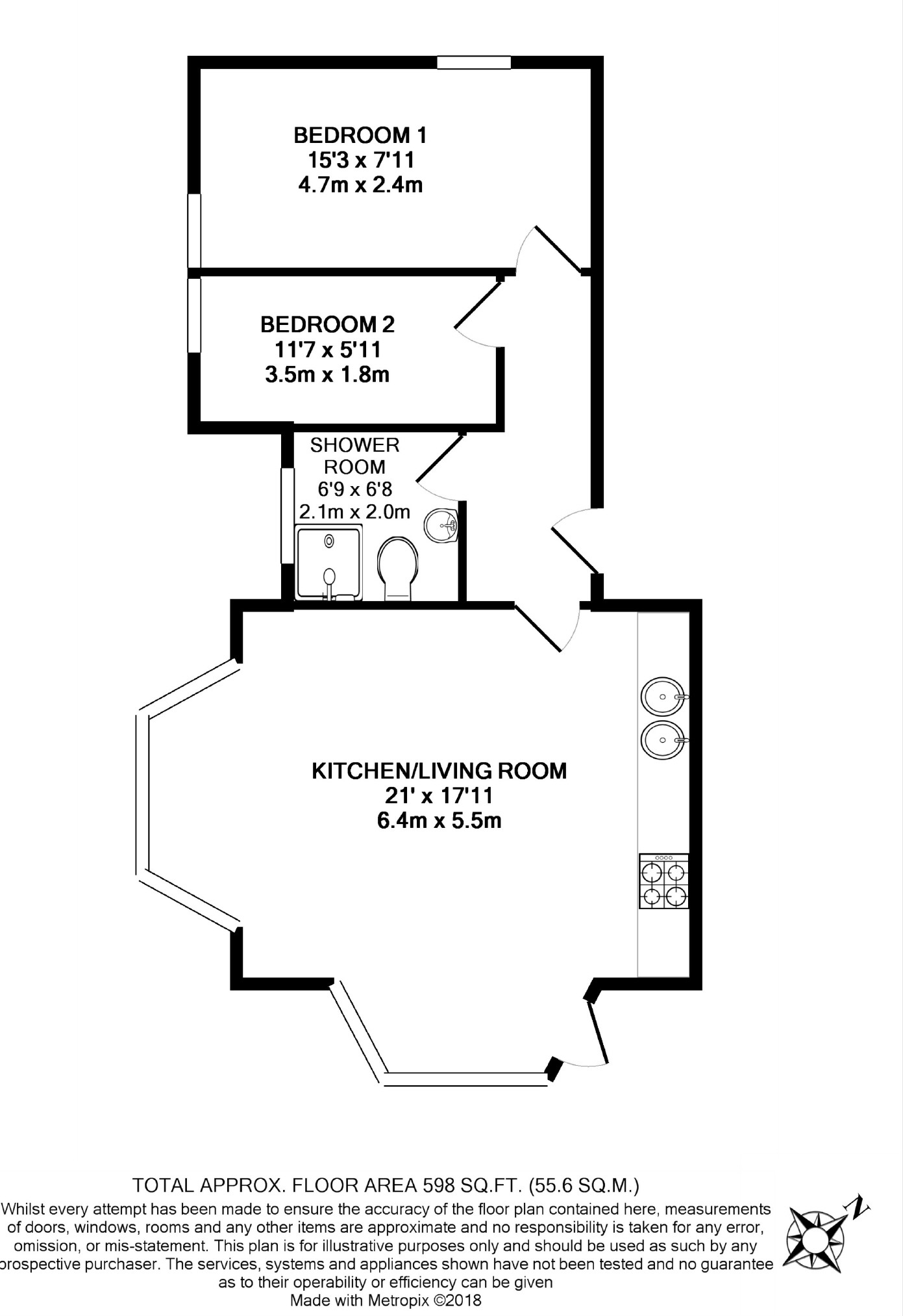 2 Bedrooms Flat to rent in Cavallon, Kenwood Court, Kenwood, Sheffield S7