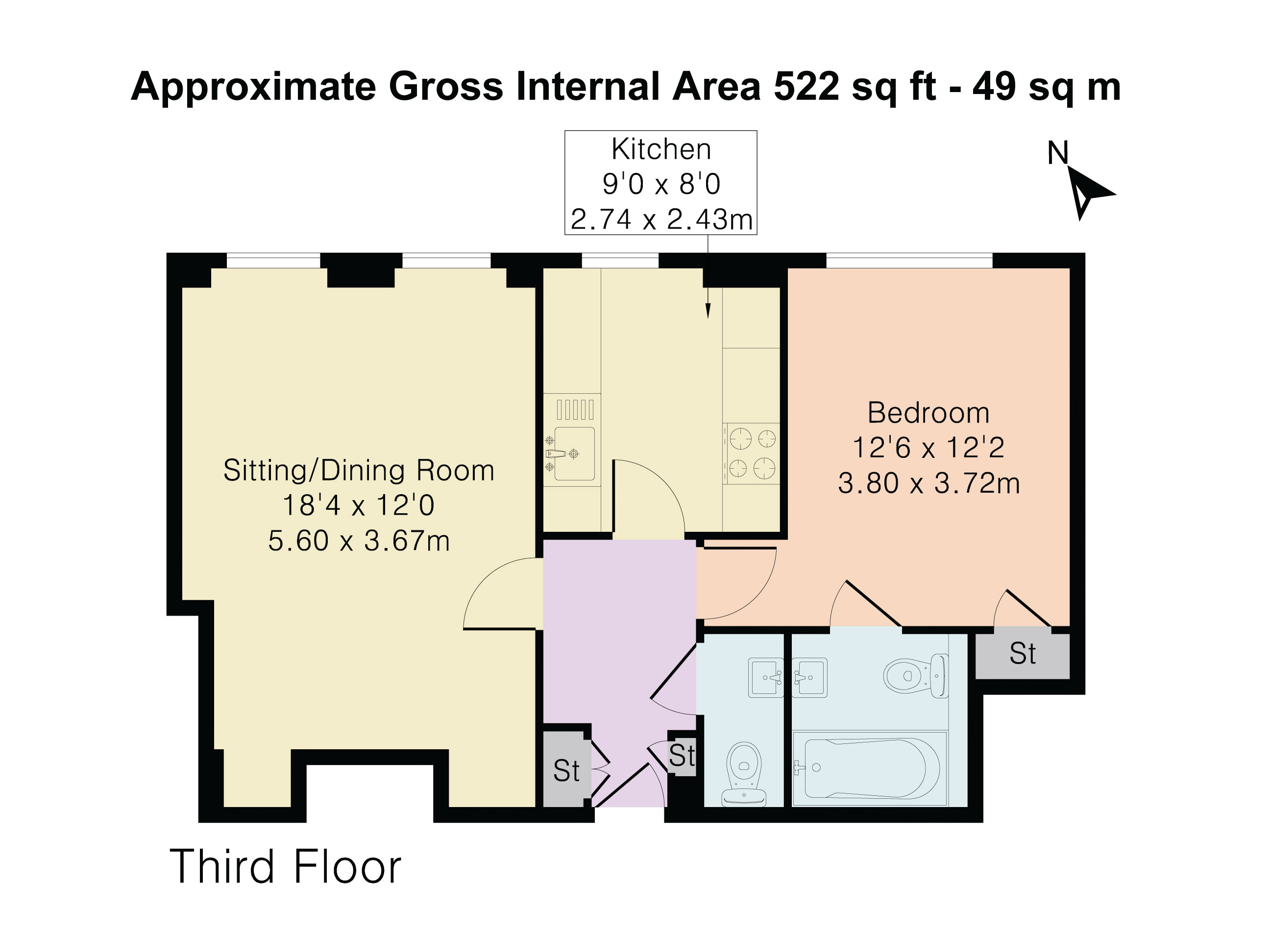 Forset Court, London, W2 floorplan