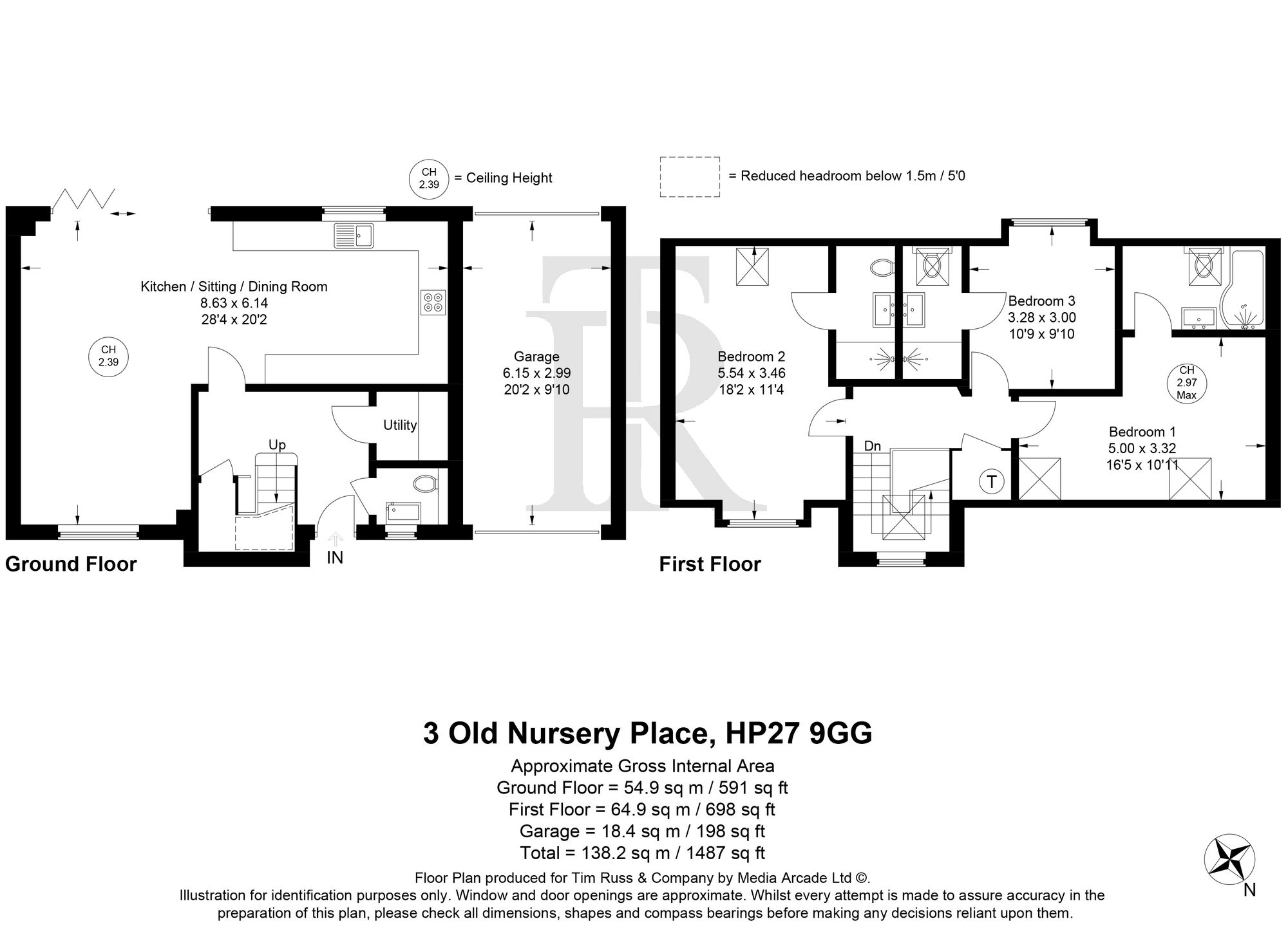 3 Old Nursery Place, Princes Risborough floorplan