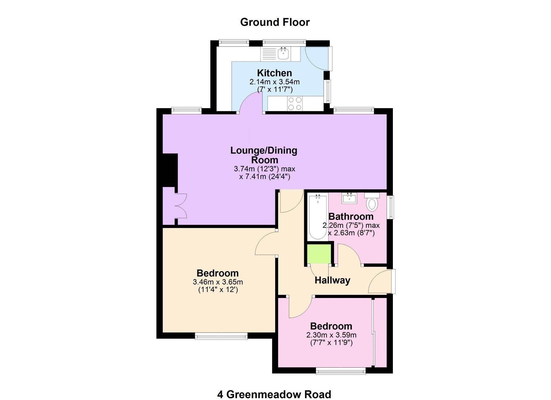 4, Greenmeadow Road, Newport floorplan