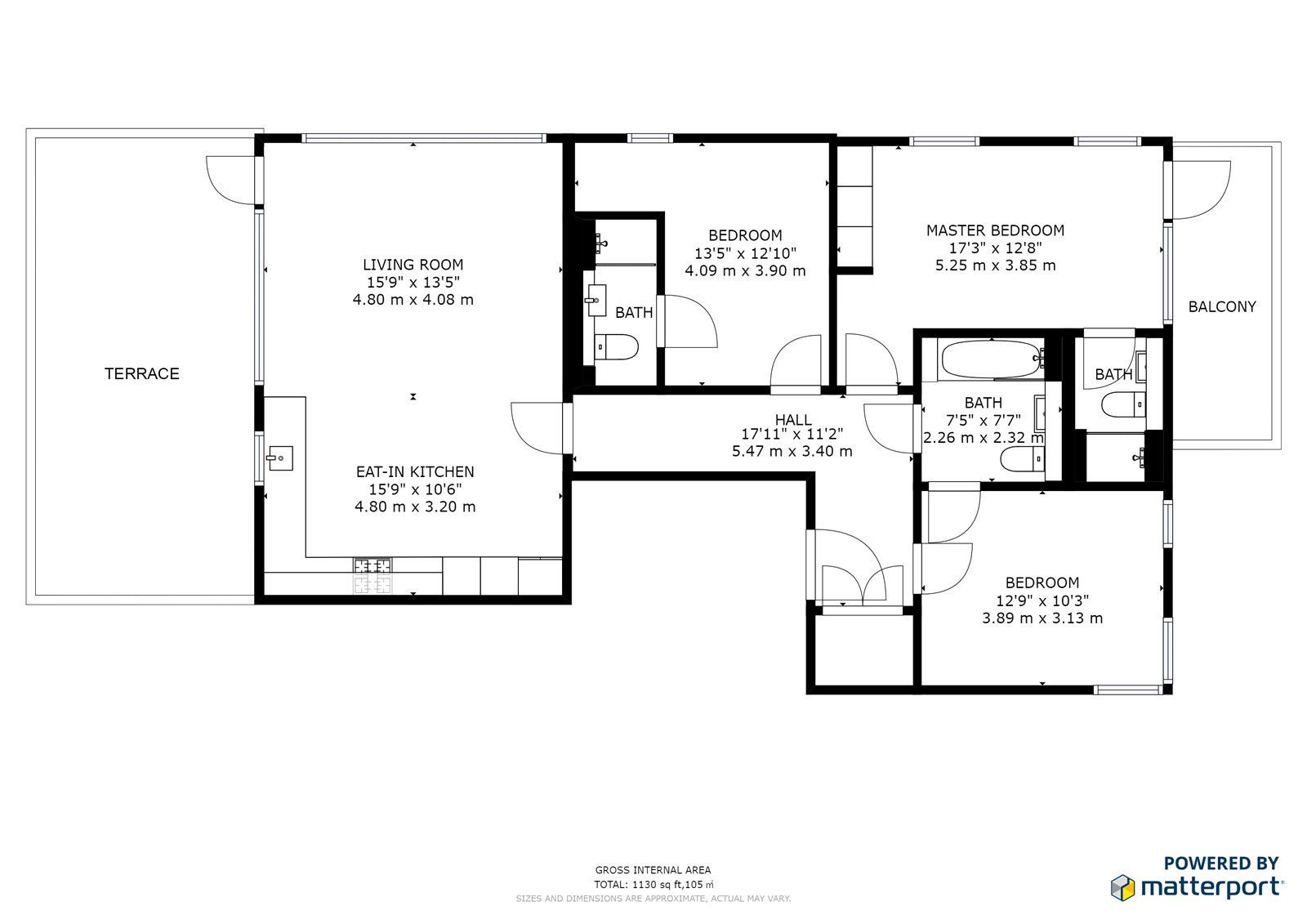 3 Bedrooms Flat to rent in Cropley Street, London N1