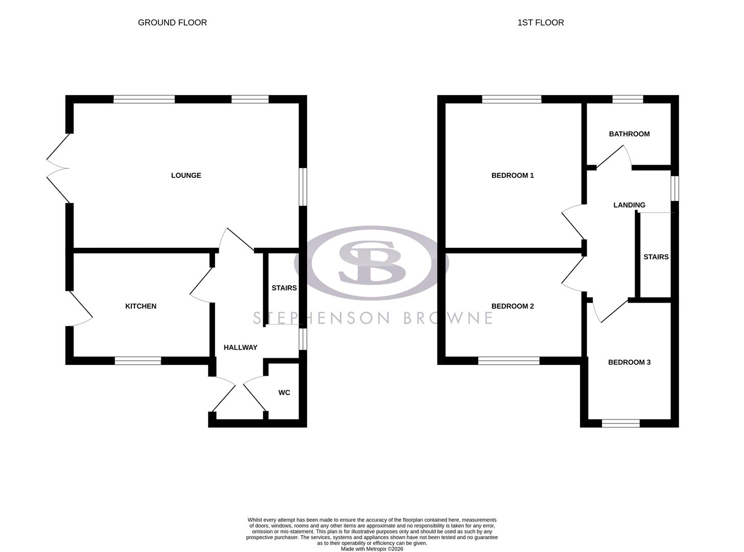 8A, Brook Close, Crewe floorplan