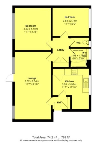 Flat 12 Wilsford Green, 8, Oakhill Drive, Birmingham floorplan