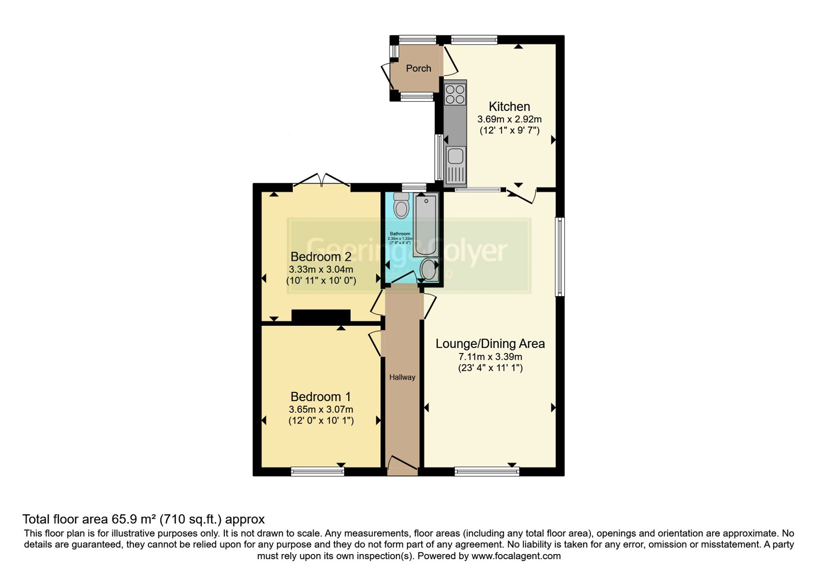 17, Sandwich Road, Dover floorplan