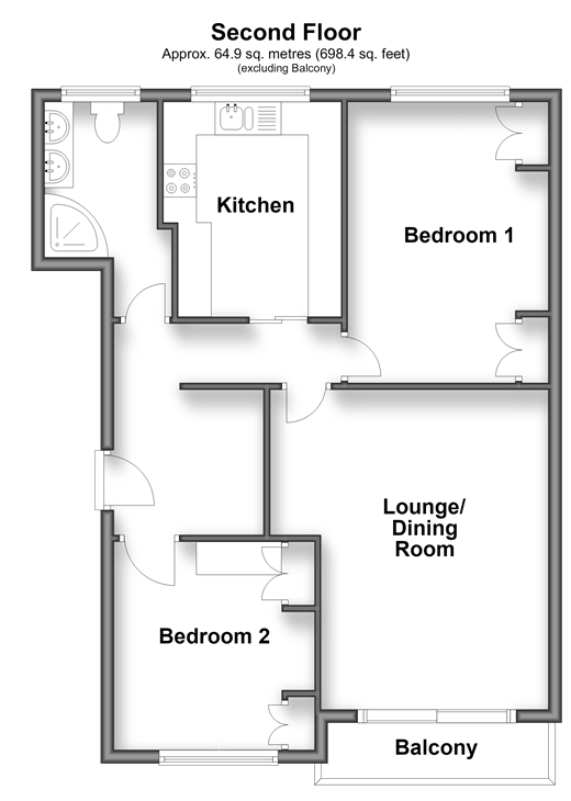 Howard Road, Shanklin floorplan