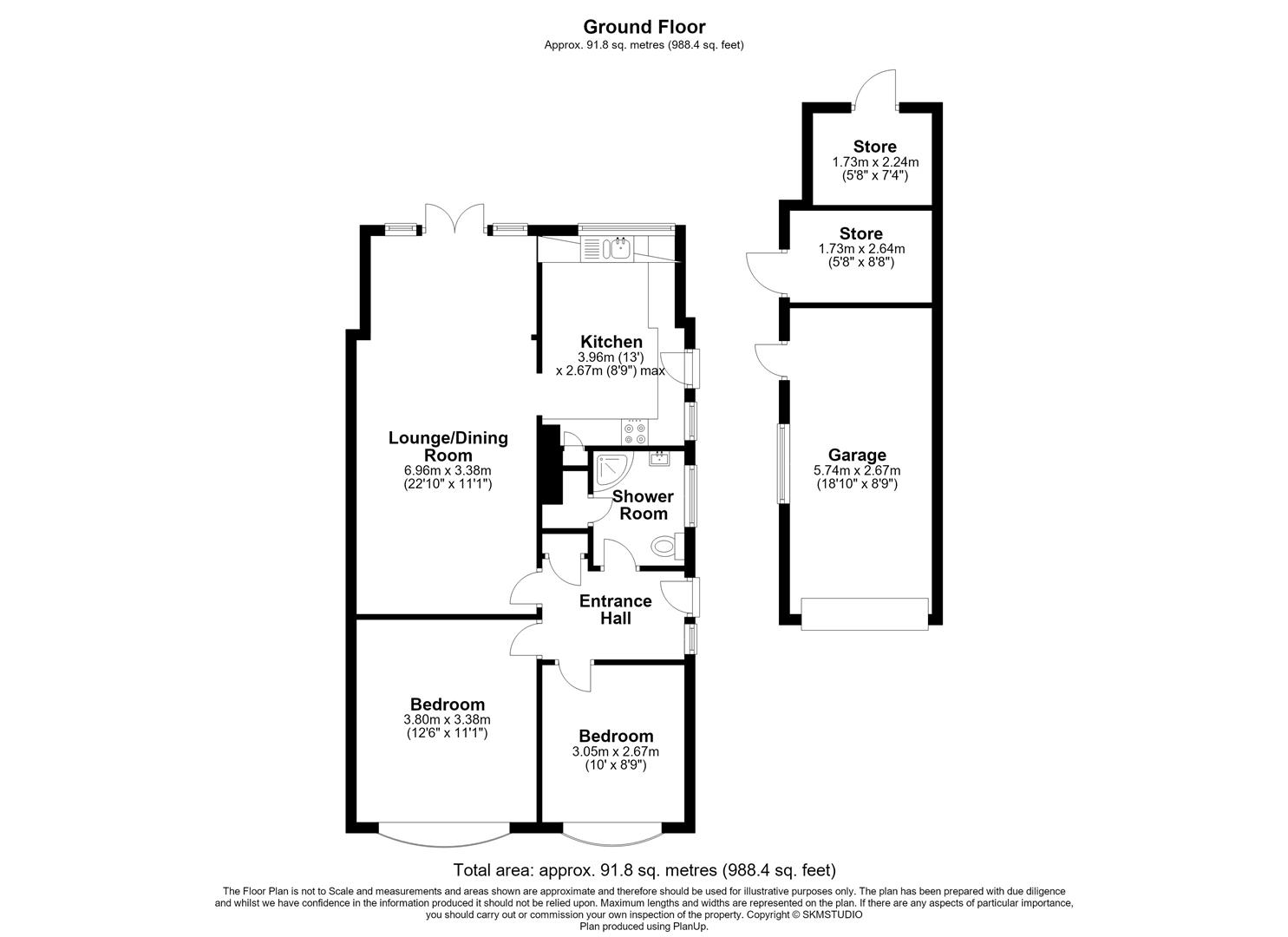 274, High Road, Watford floorplan