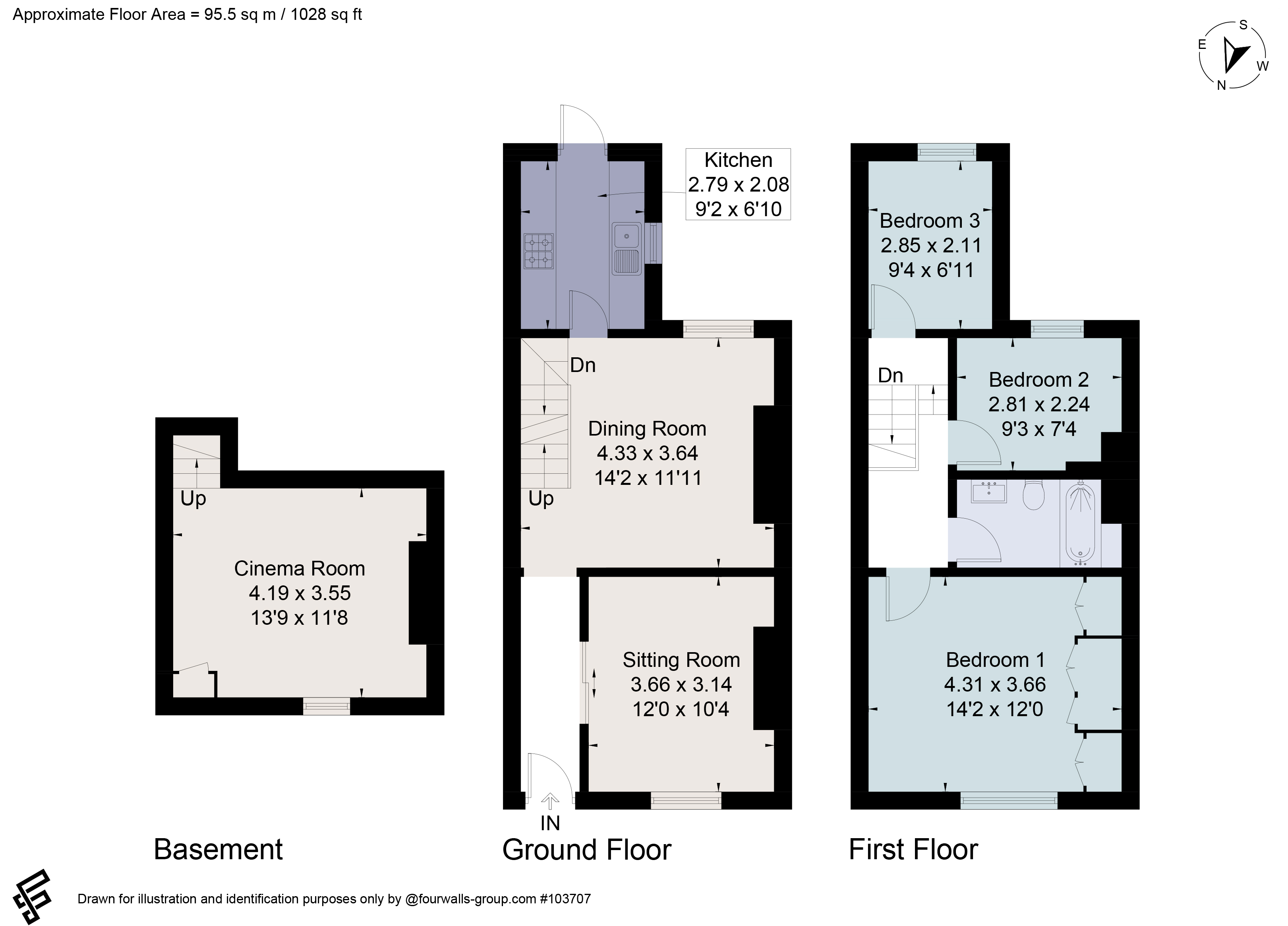 11, St. James Lane, Hampshire floorplan