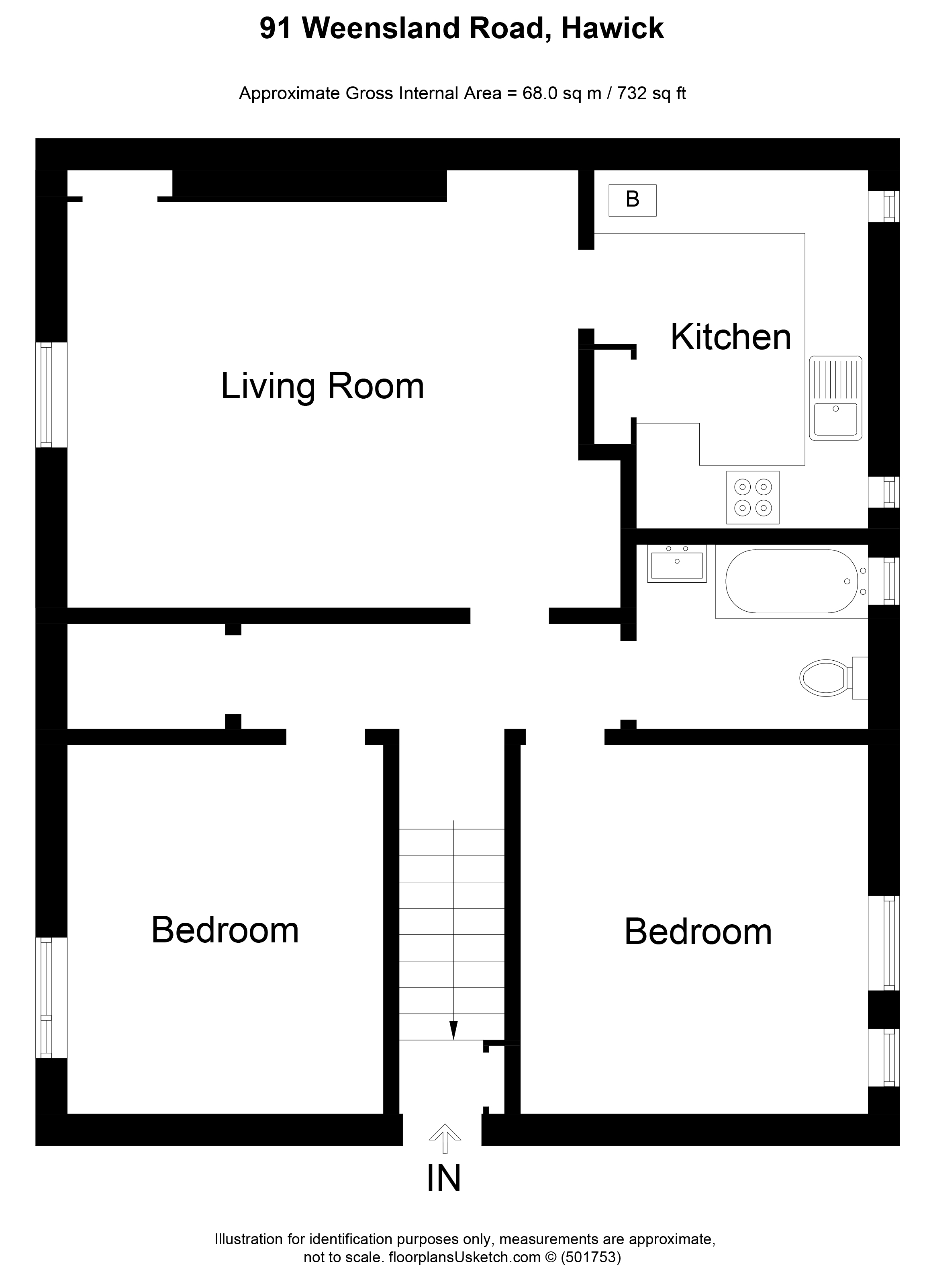 2 Bedrooms Villa for sale in 91 Weensland Road, Hawick TD9