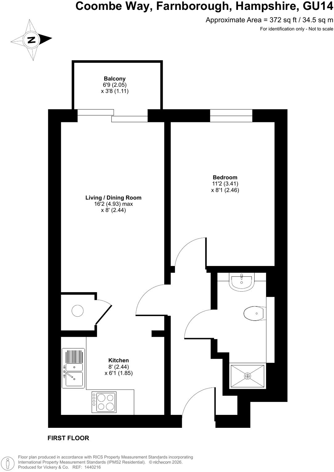 9 Calloway House, Coombe Way, Farnborough floorplan