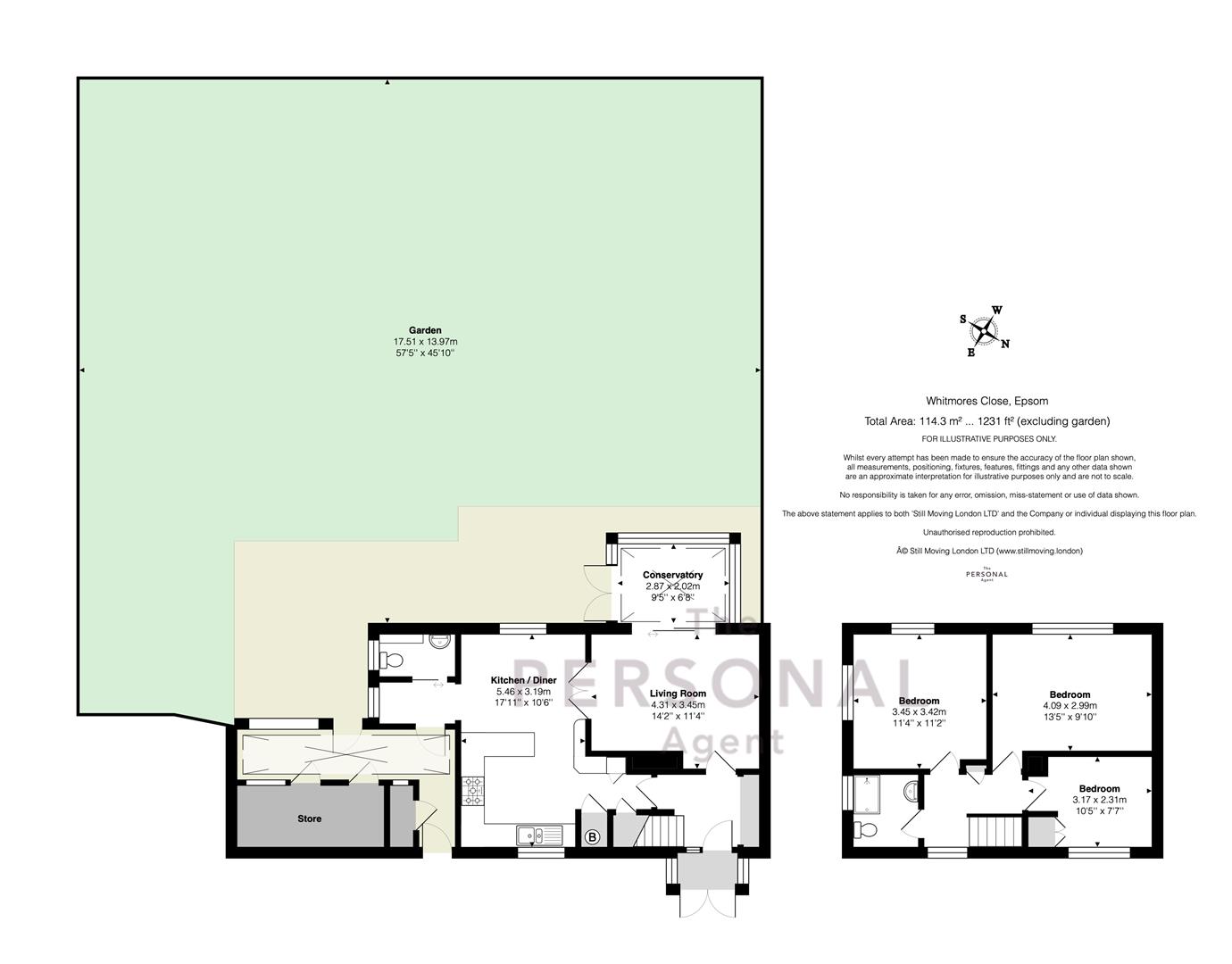 Whitmores Close, Epsom KT18, 3 bedroom semidetached house for sale
