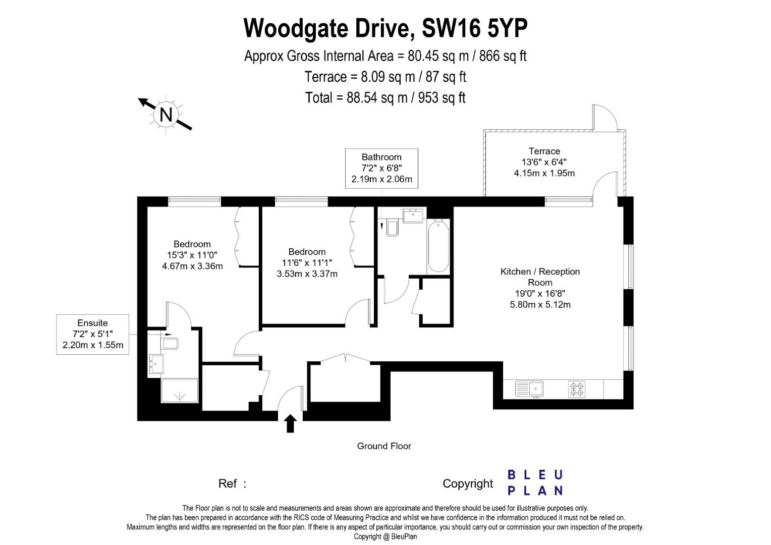 Woodgate Drive, London floorplan