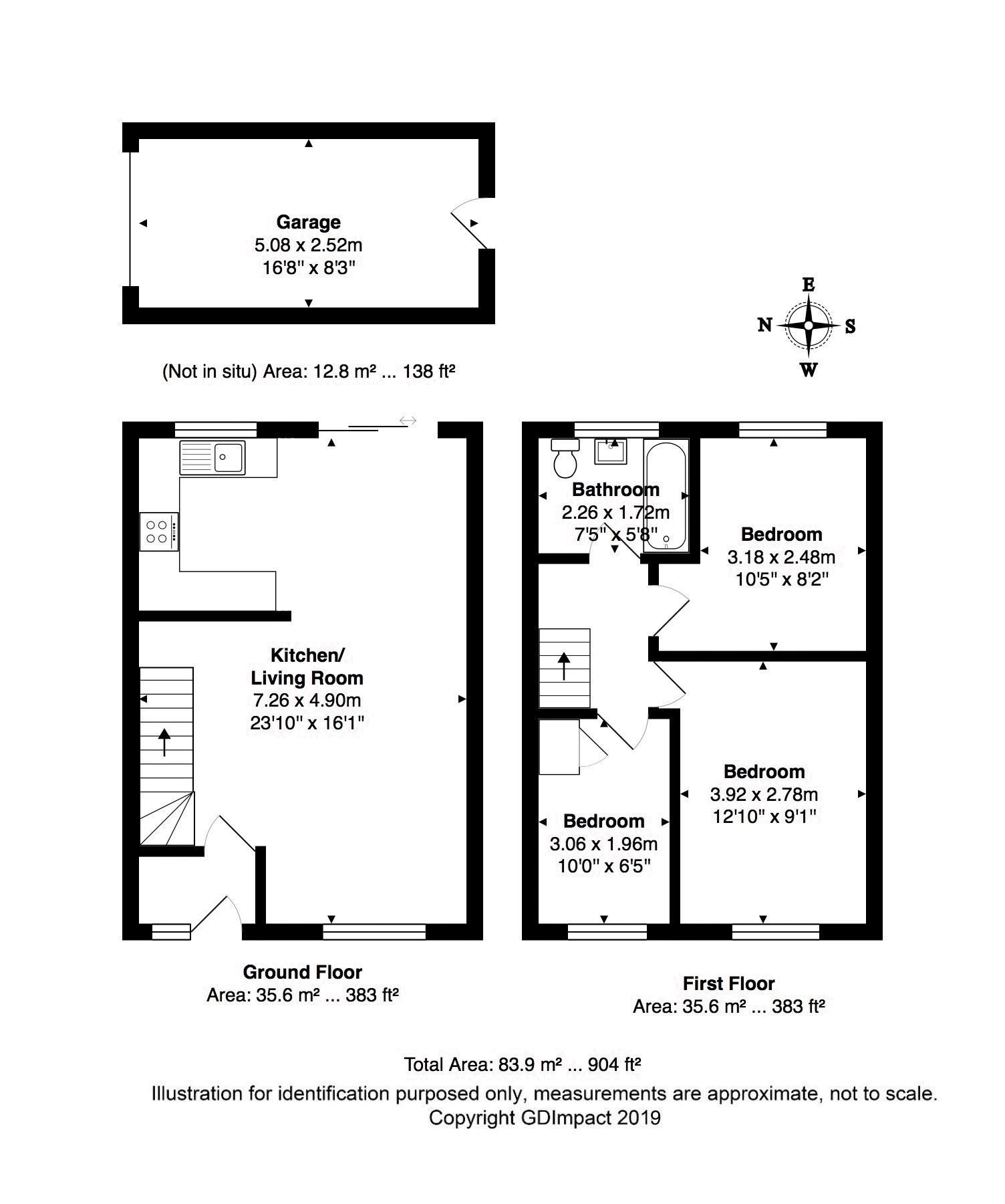 3 Bedrooms Semi-detached house for sale in Harcourt Close, Uckfield TN22