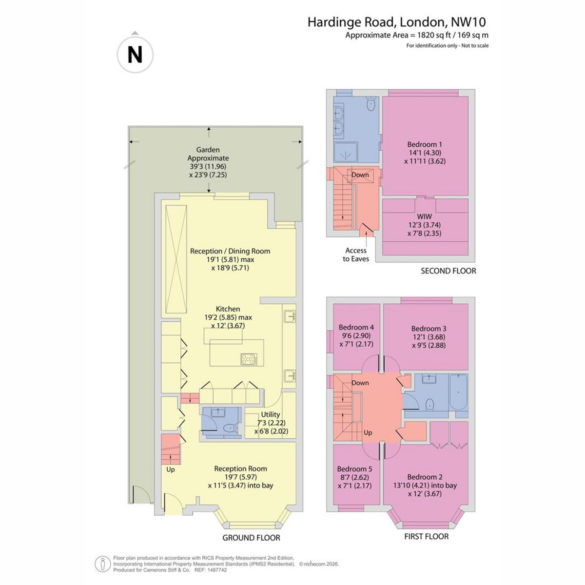43, Hardinge Road, London floorplan