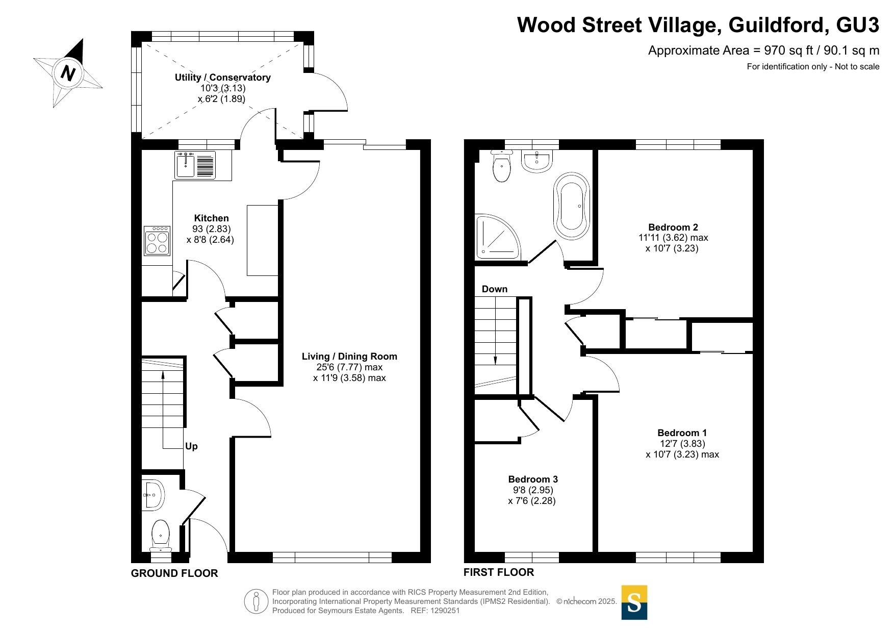 53, The Oval, Guildford floorplan