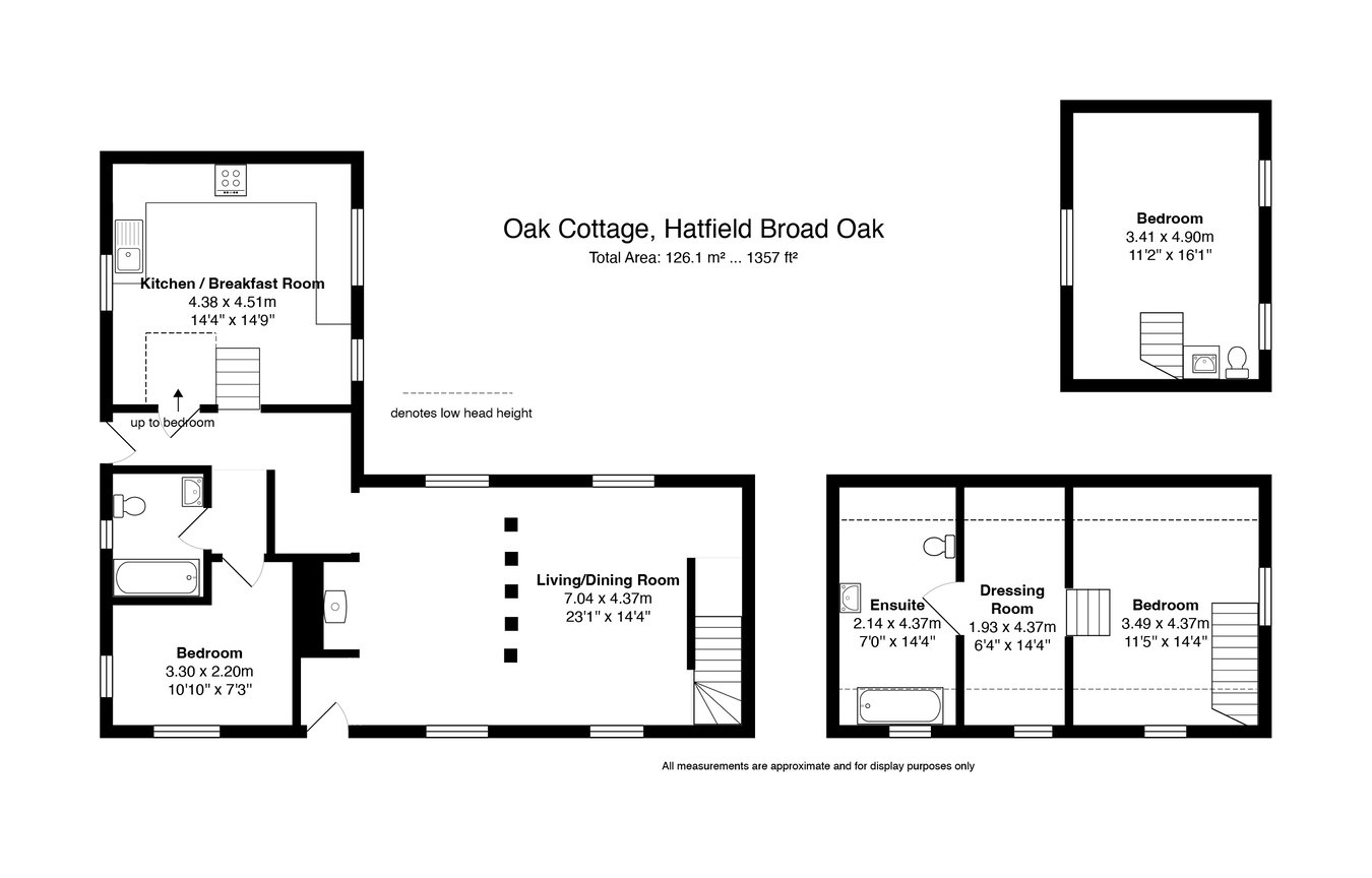 Oak Cottage, Broad Street Green, Bishop's Stortford floorplan