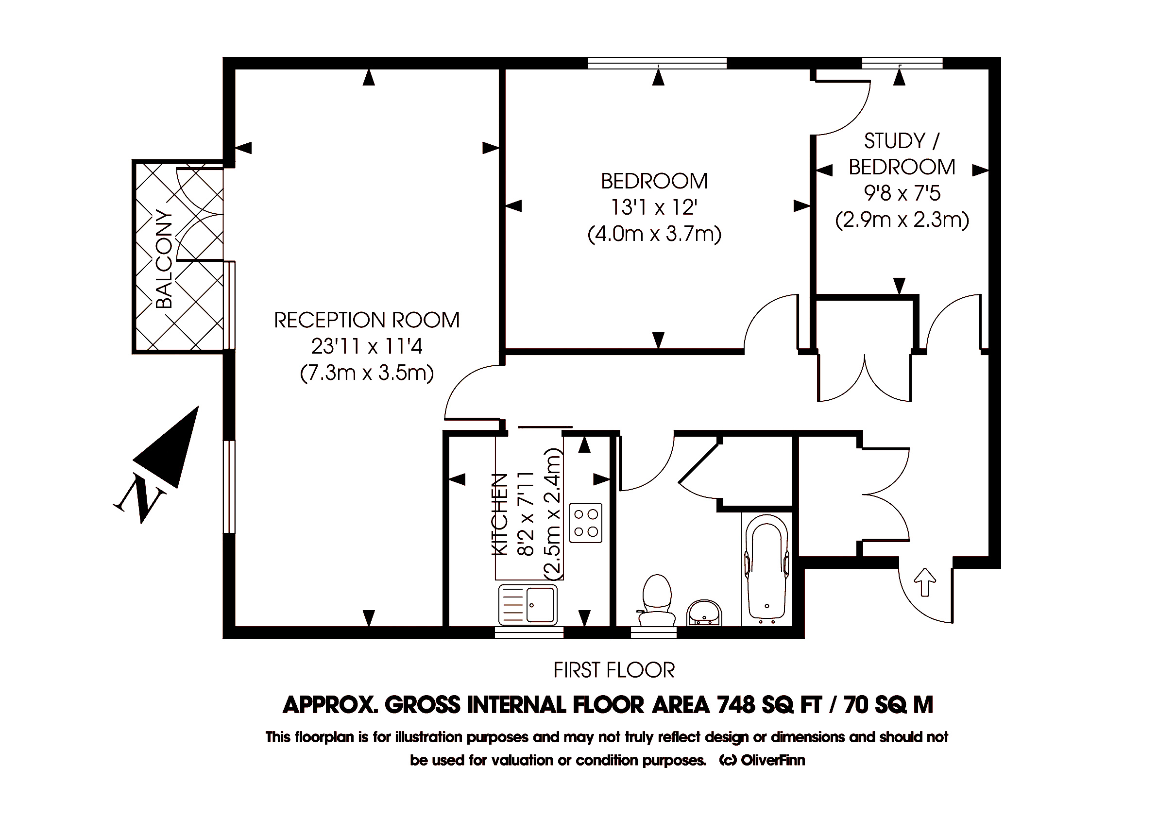 2 Bedrooms Flat to rent in Sandra Court, Spencer Road, London W4