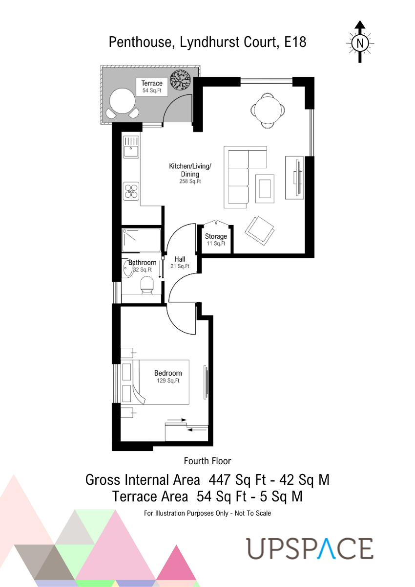Lyndhurst Court,Flat 25a, Churchfields, London floorplan