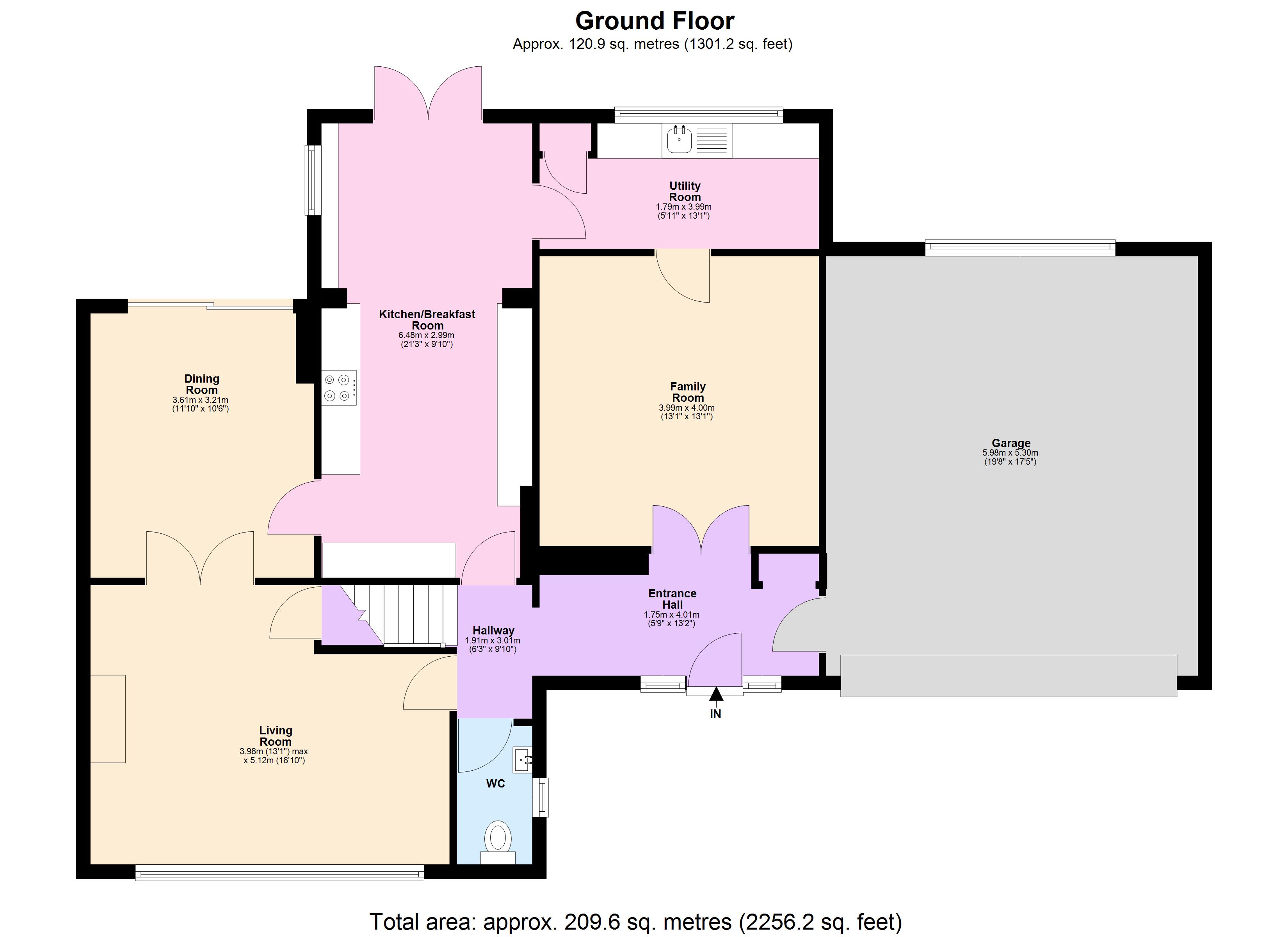 2, Branksome Close, Hertfordshire floorplan