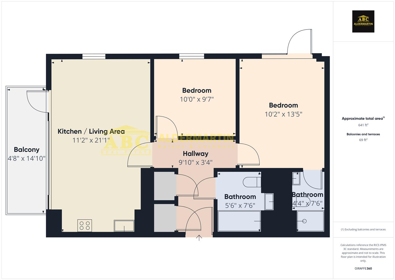 Flat 16, 5, Goshawk Court, Shearwater Drive, London floorplan