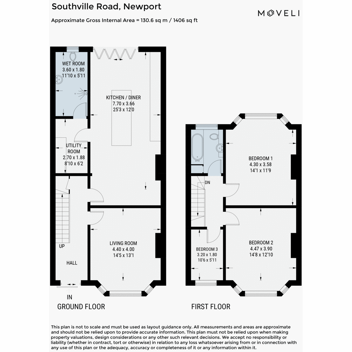 16, Southville Road, Newport floorplan