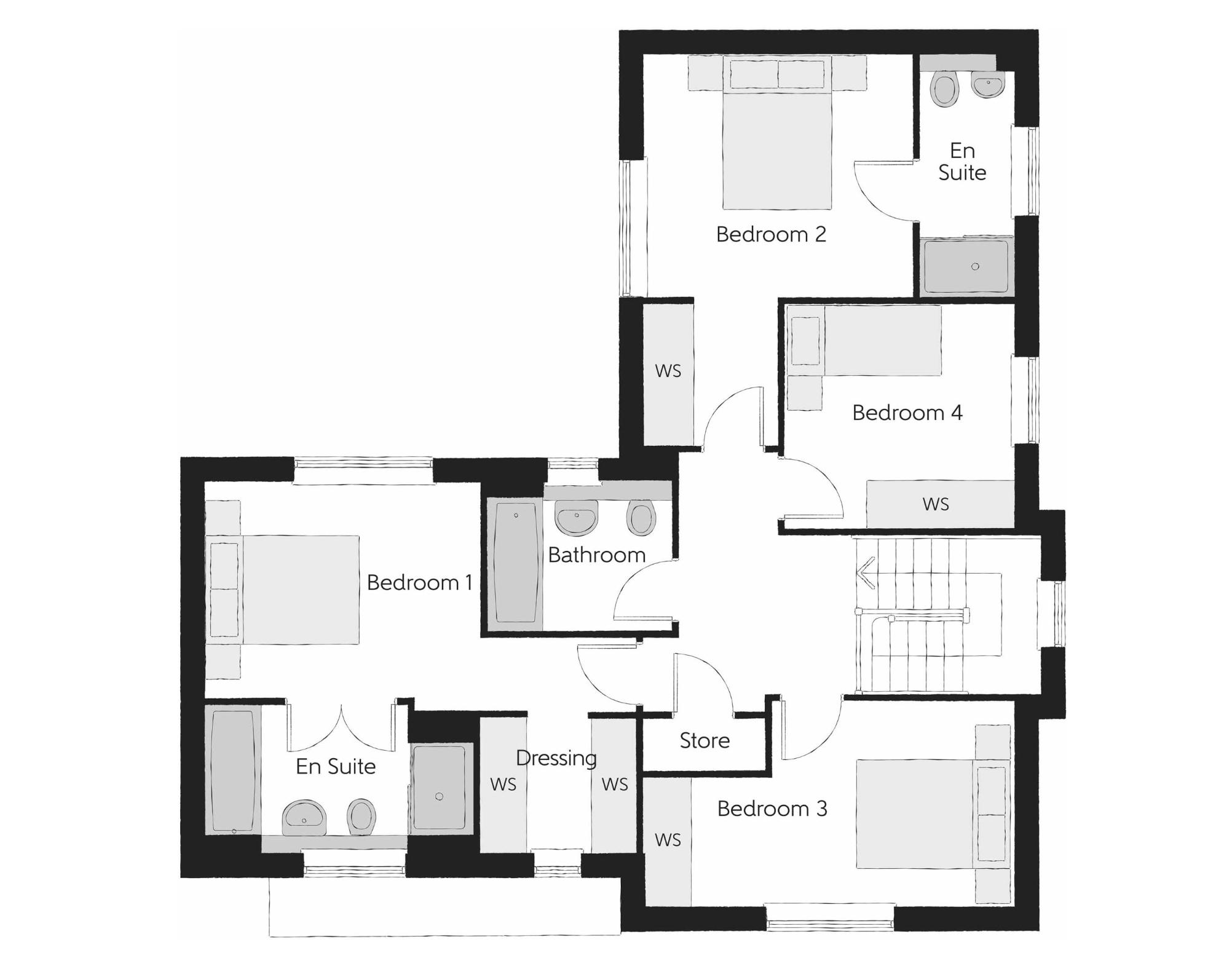 The Jeweller - Plot 39, Braunston Road, Oakham floorplan