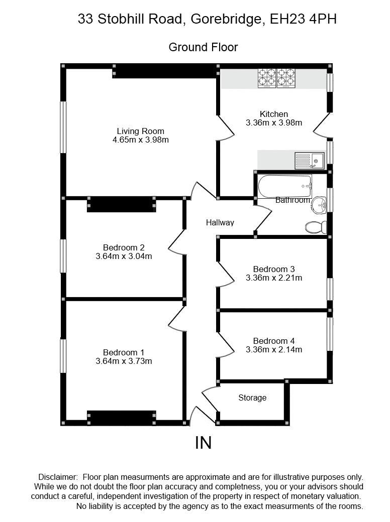 33, Stobhill Road, Gorebridge floorplan