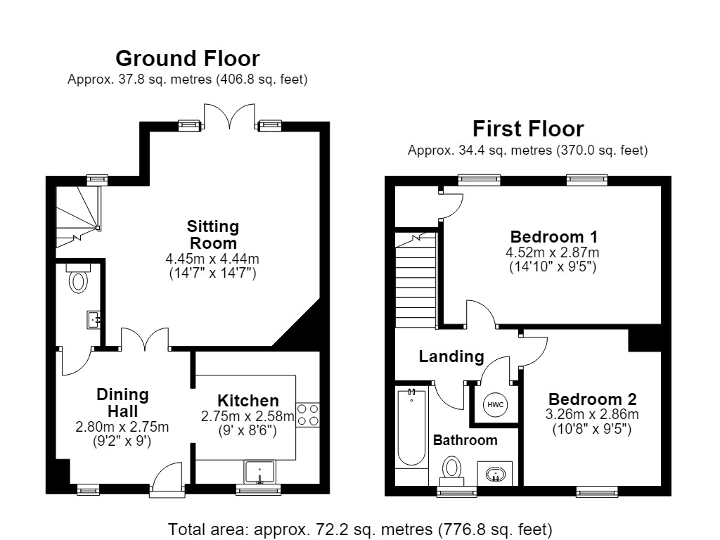 Lavender Cottage, 4, Blackmore Vale Close, Somerset floorplan