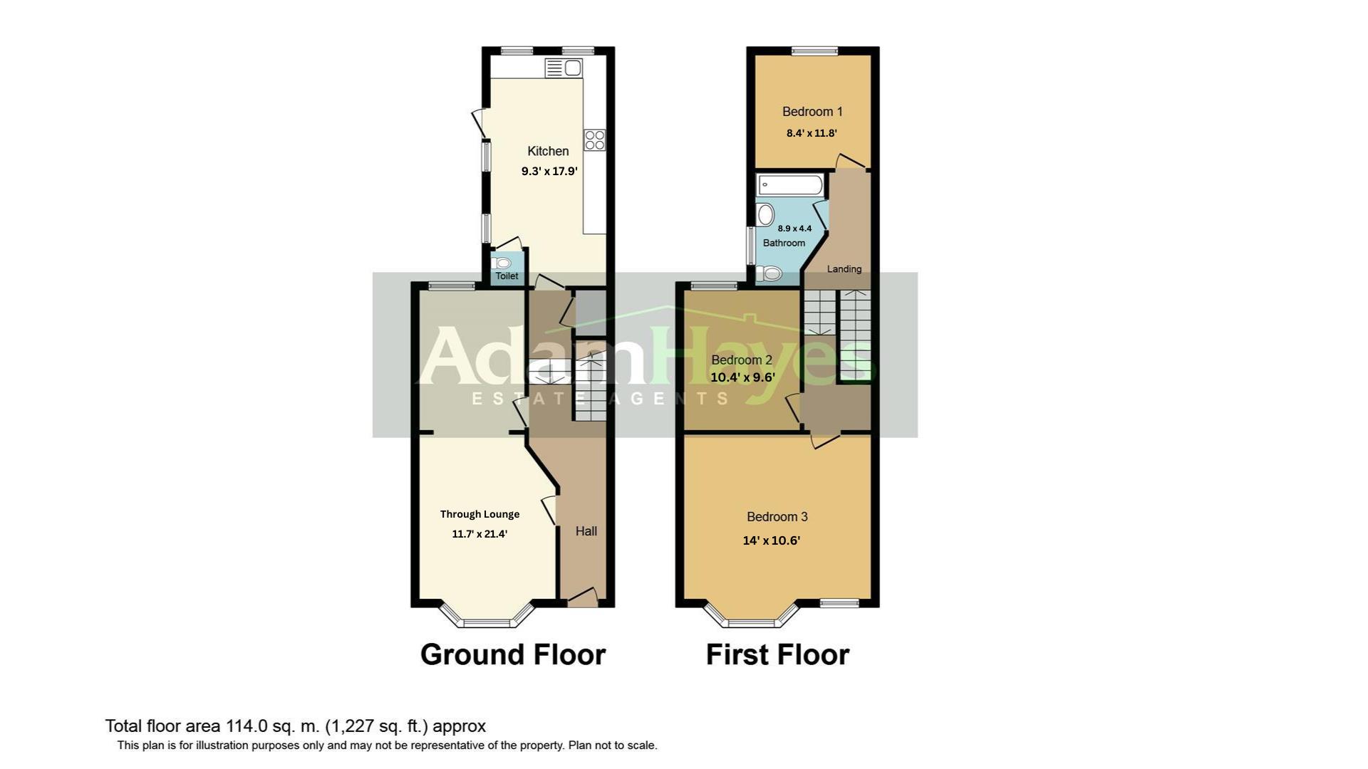 66, Glebe Road, London floorplan