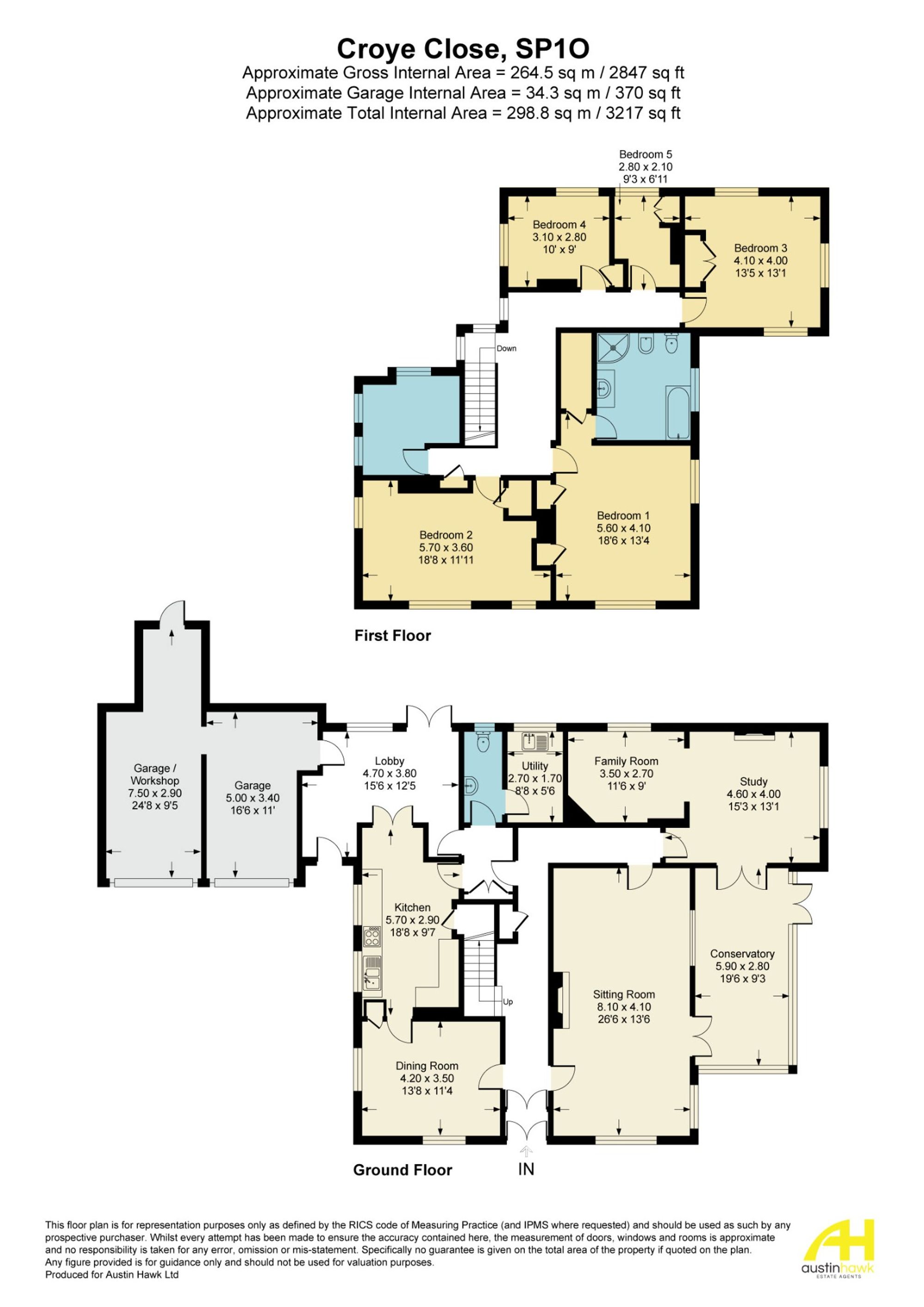 Garden House, 2 Croye Close, Andover floorplan