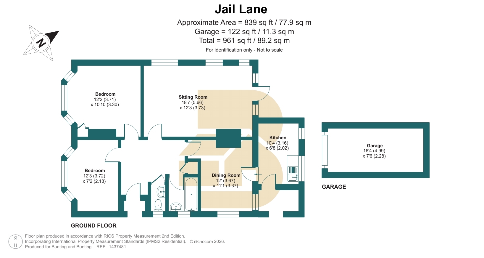 85, Jail Lane, Westerham floorplan