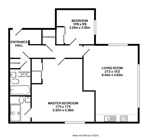 2 Bedrooms Flat to rent in Wessex Court, Kestrel Road, Farnborough, Hampshire GU14