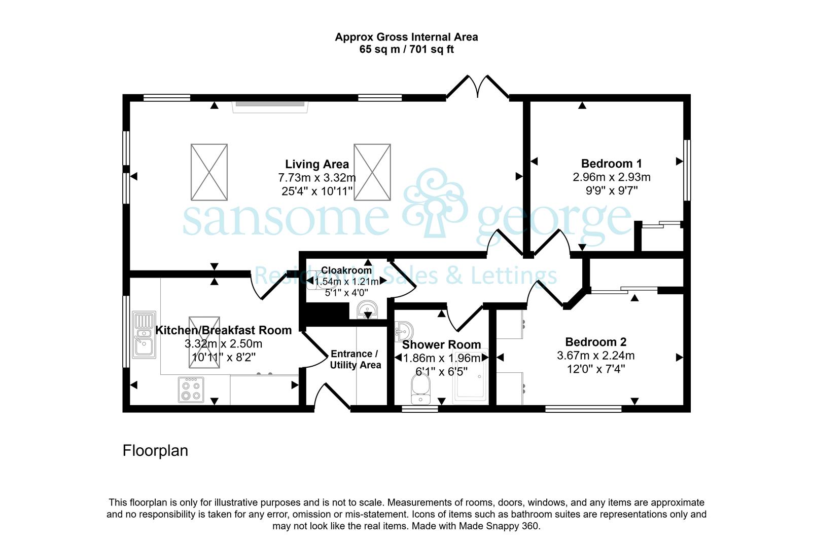 29 Second Avenue, Garston Park, Reading floorplan