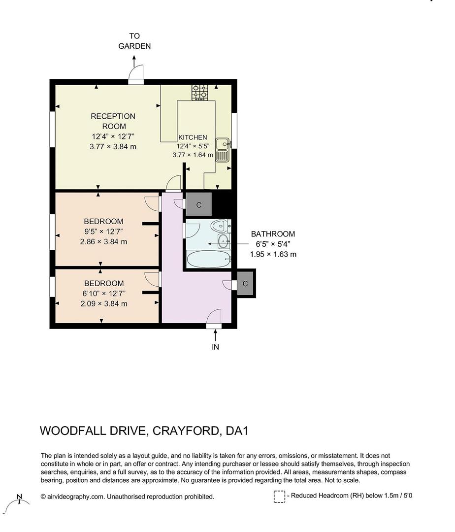134, Woodfall Drive, Crayford floorplan