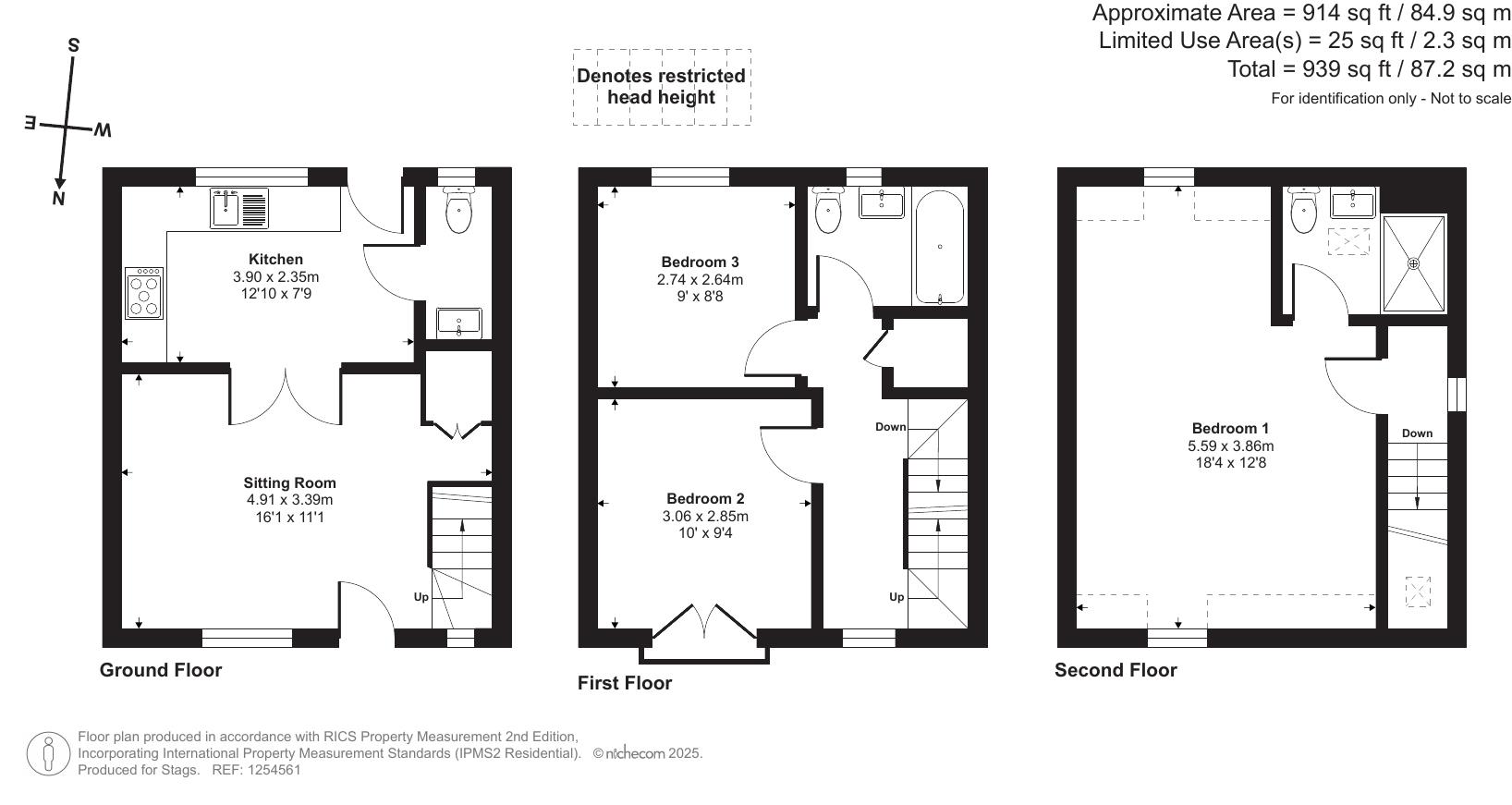 44, South Mill Lane, Bridport floorplan