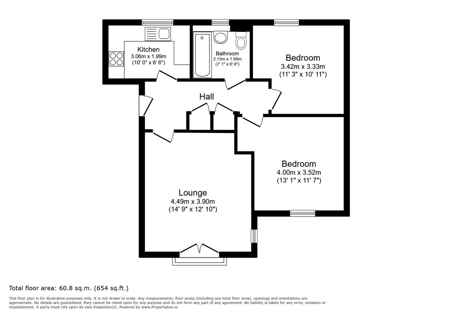 13, Banks Way, Rotherham floorplan