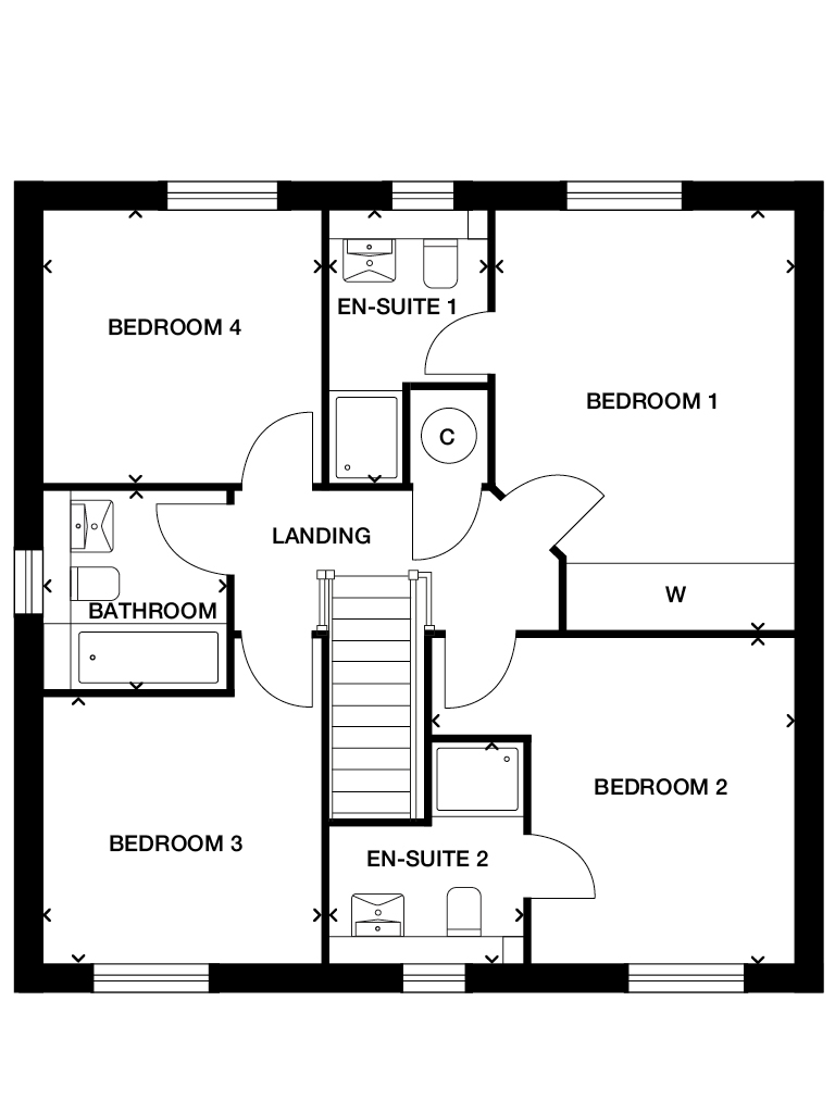 PLOT007, Hunstanton floorplan