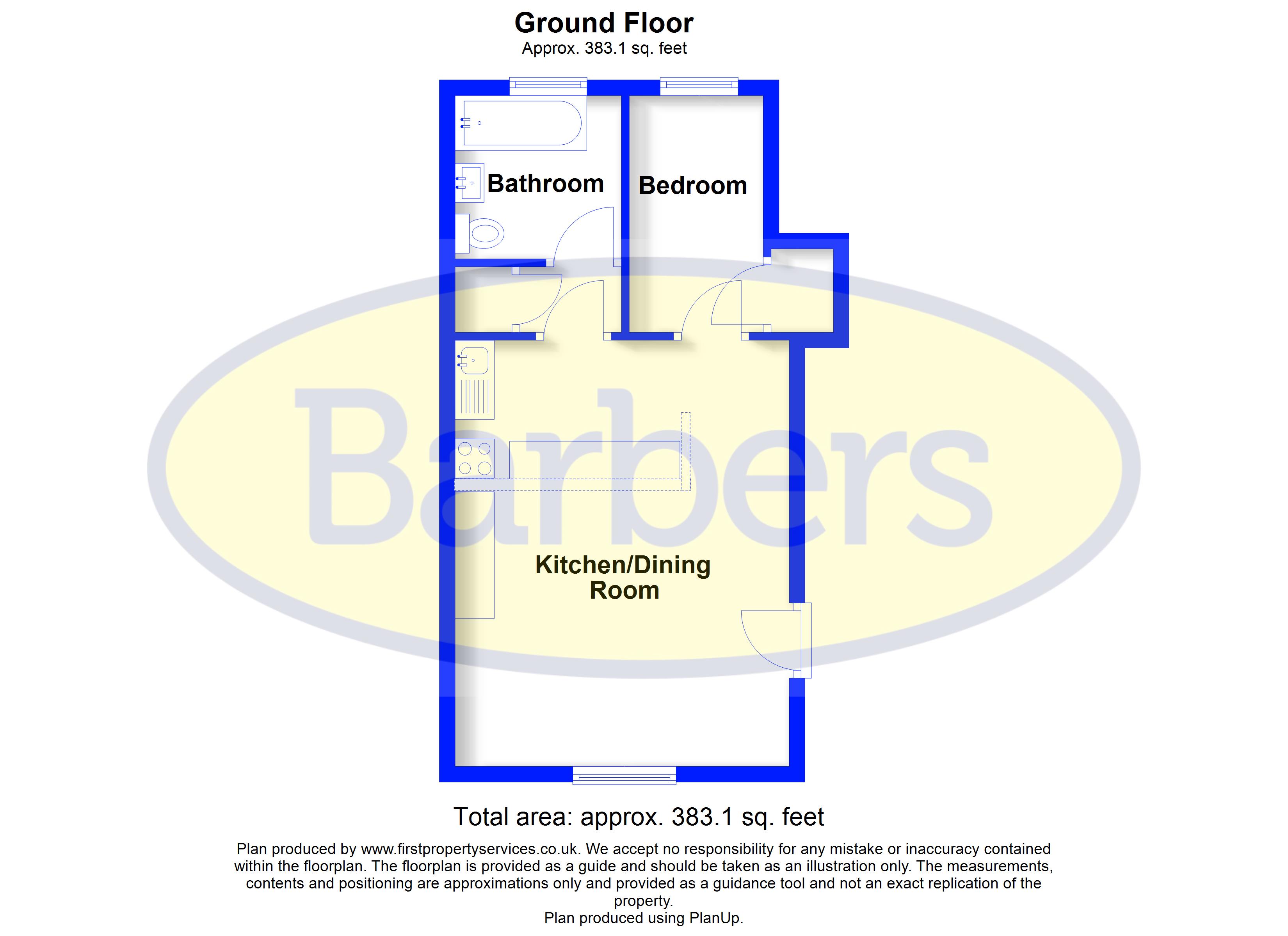 Flat 4, 3, St. Marys Street, Whitchurch floorplan