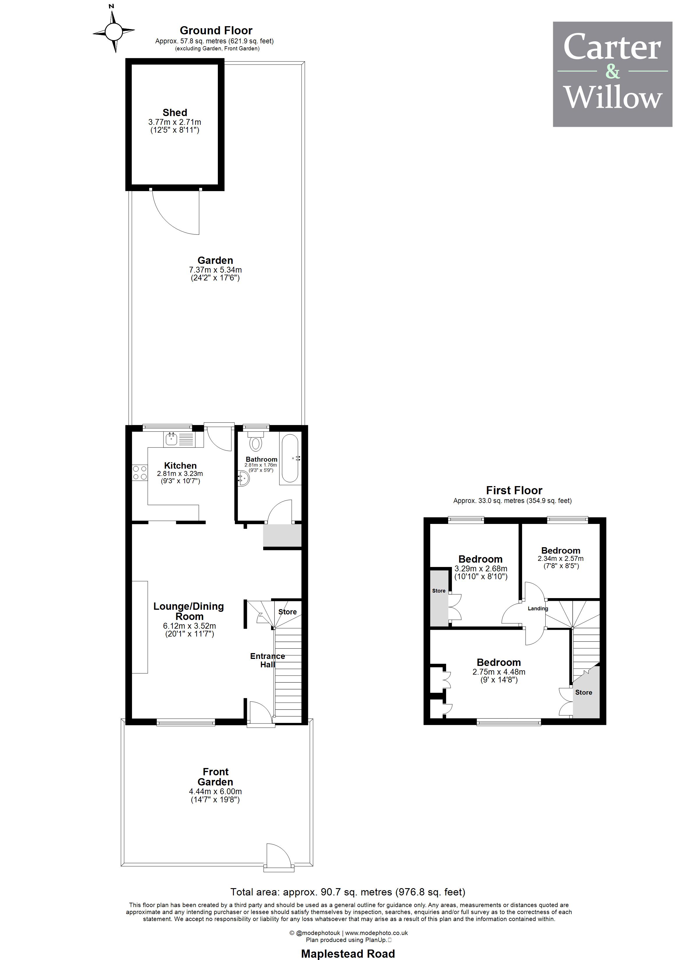 51, Maplestead Road, Dagenham  floorplan