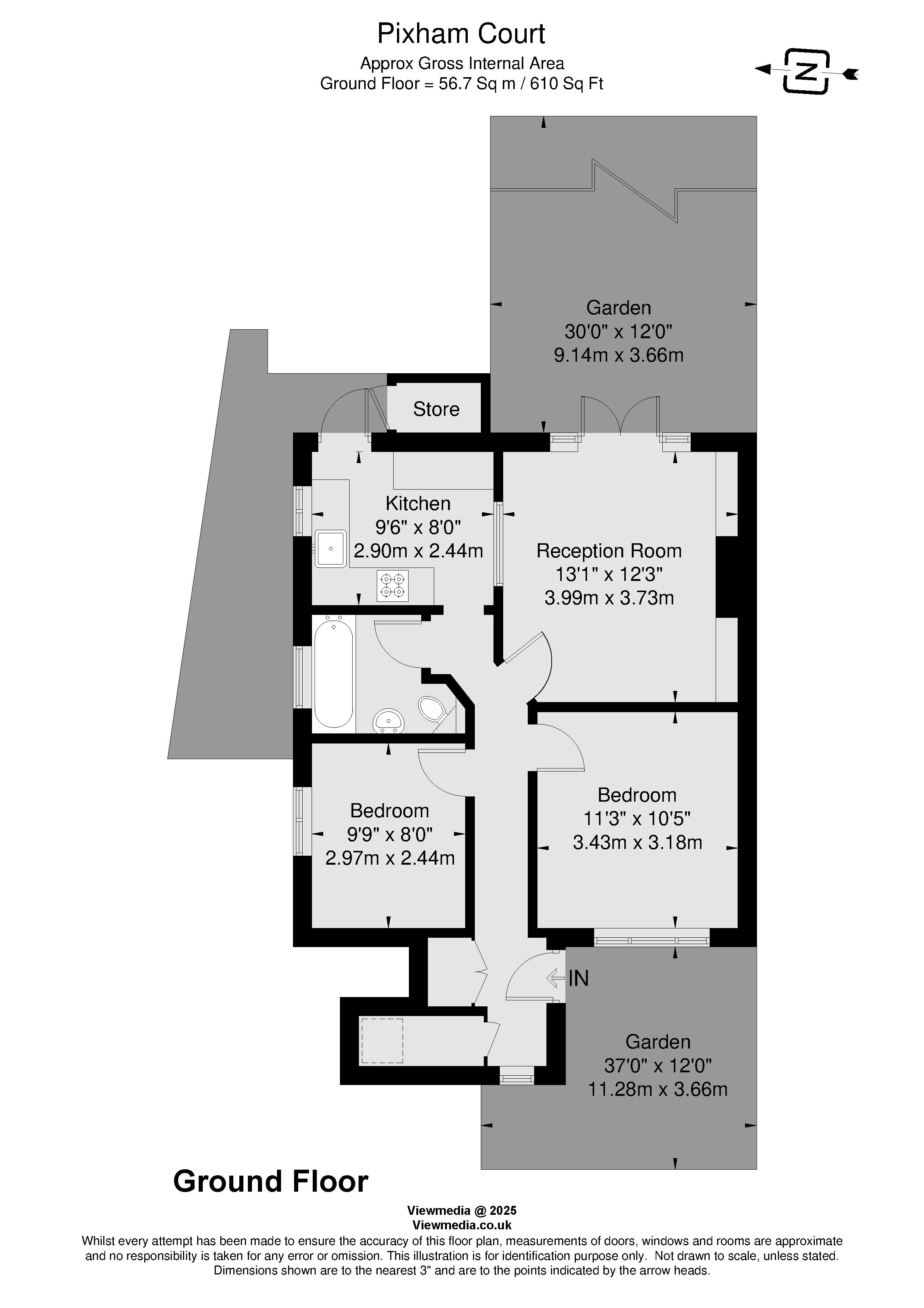 4, Pixham Court, Wimbledon floorplan