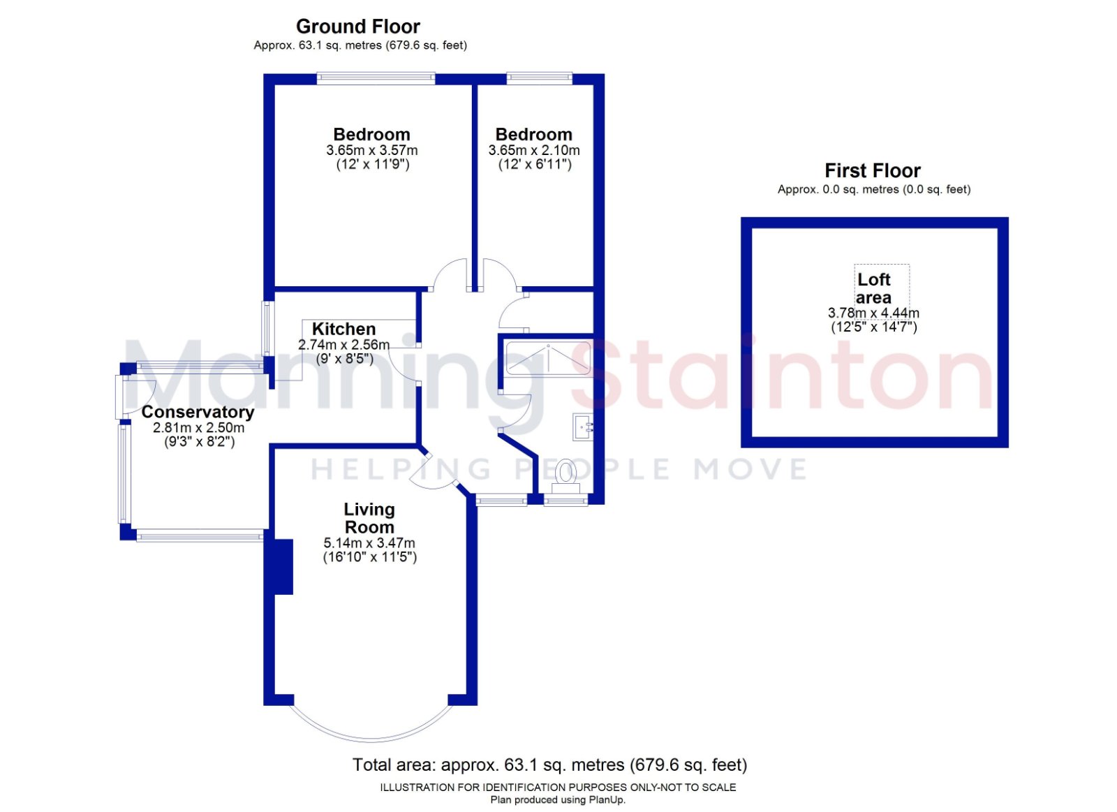 14, Kingswear Grove, West Yorkshire floorplan
