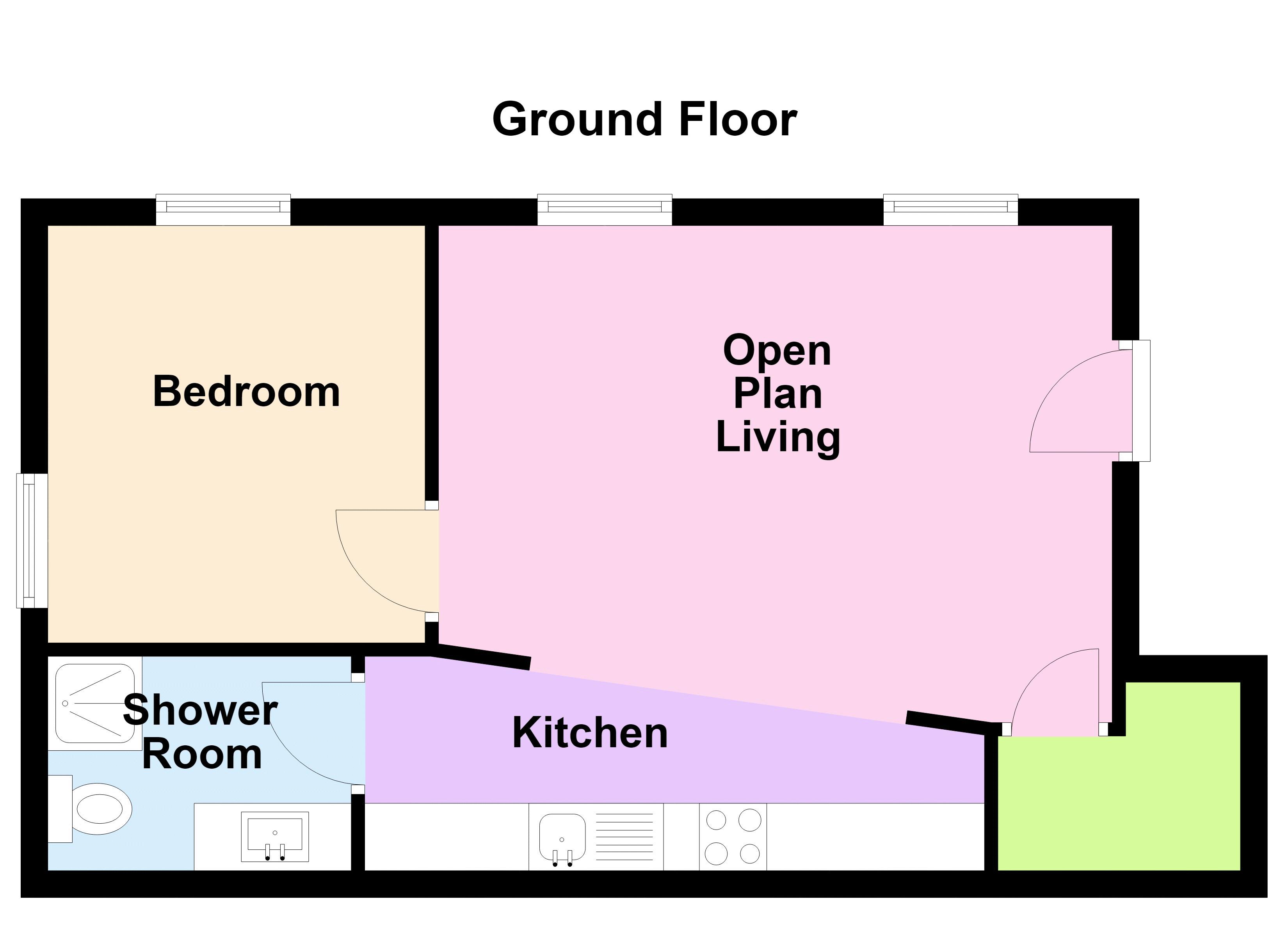 Flat 2 The Maltings, Couper Square, Thurso floorplan