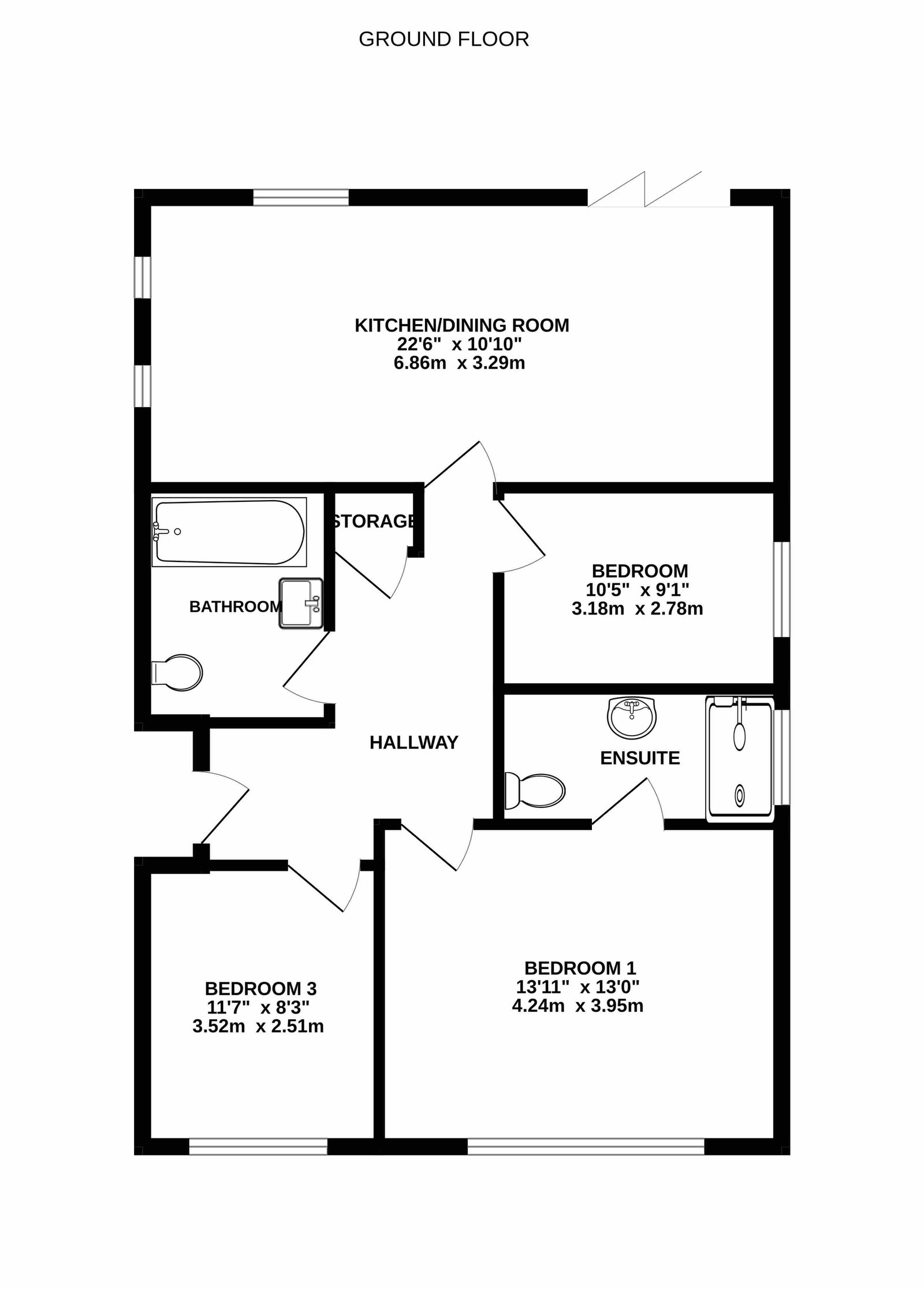 24, Brookside Close, Loughborough floorplan