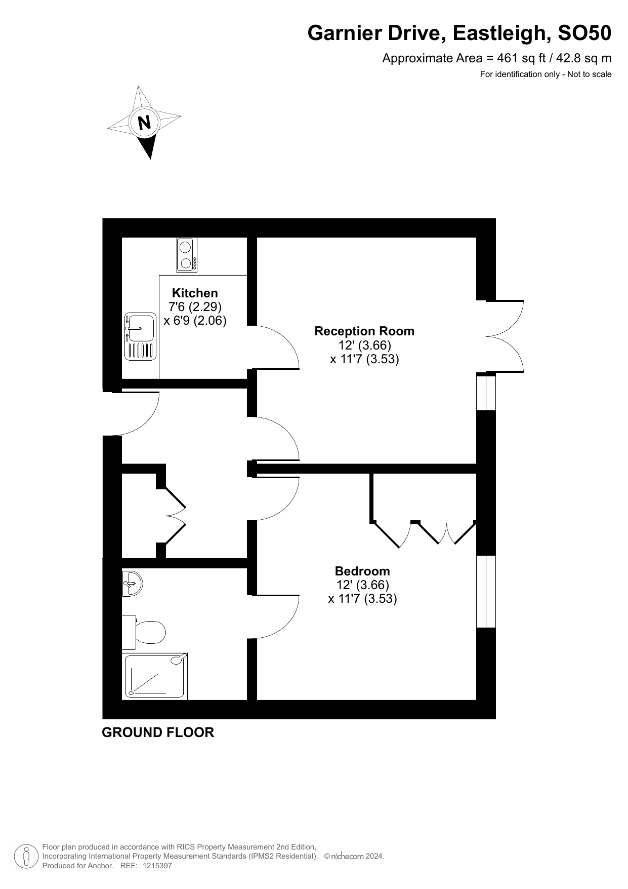43 Garnier Drive, Bishopstoke Park, Eastleigh floorplan