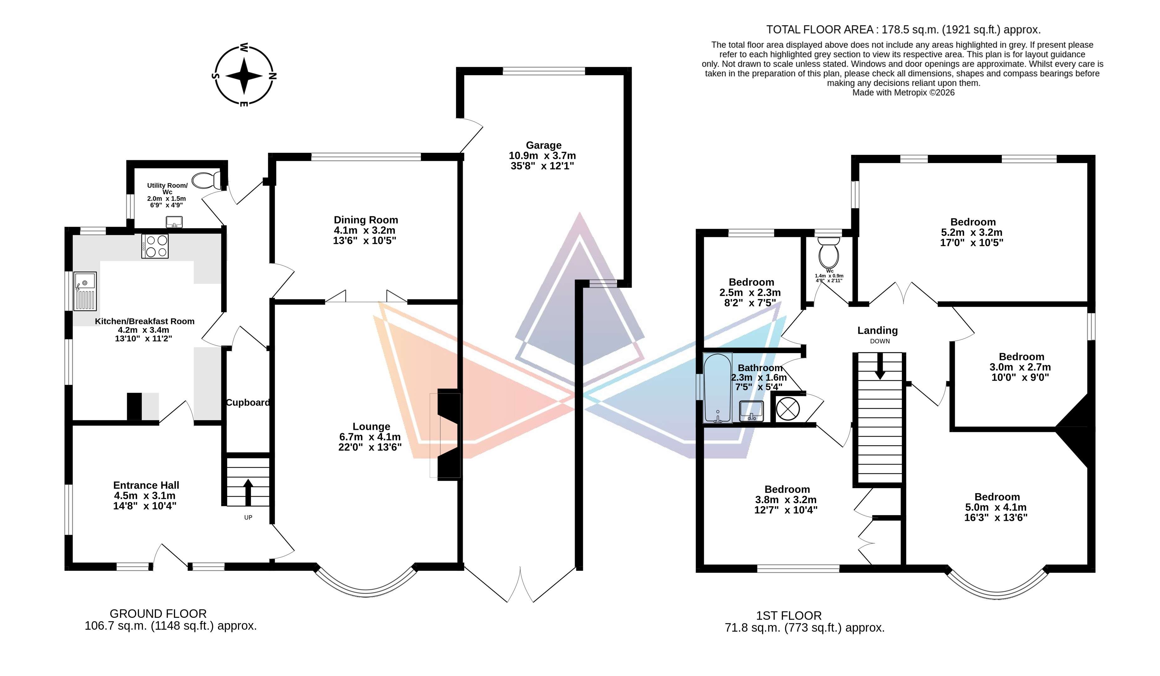 4, Landon Road, Herne Bay floorplan