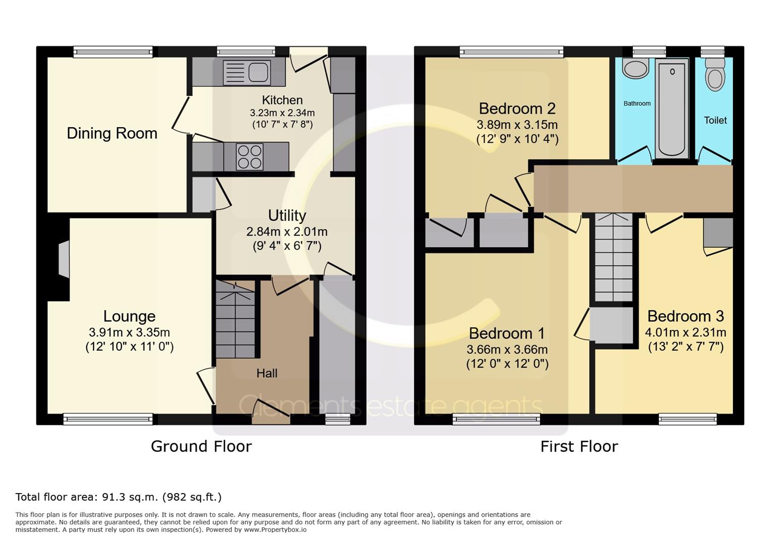 4, Broom Walk, Stevenage floorplan