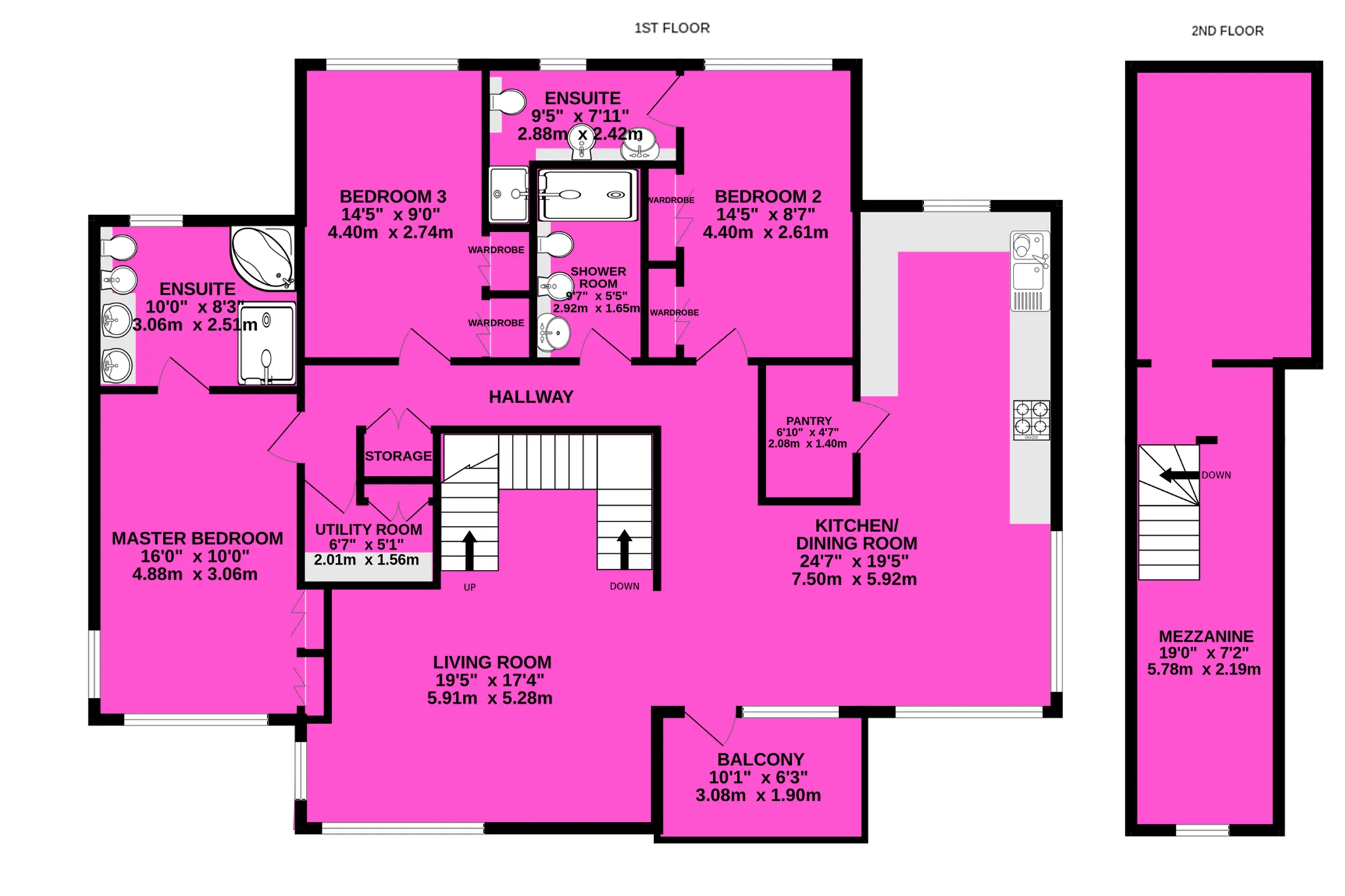 Fairways, Clifton Road, Port St Mary floorplan