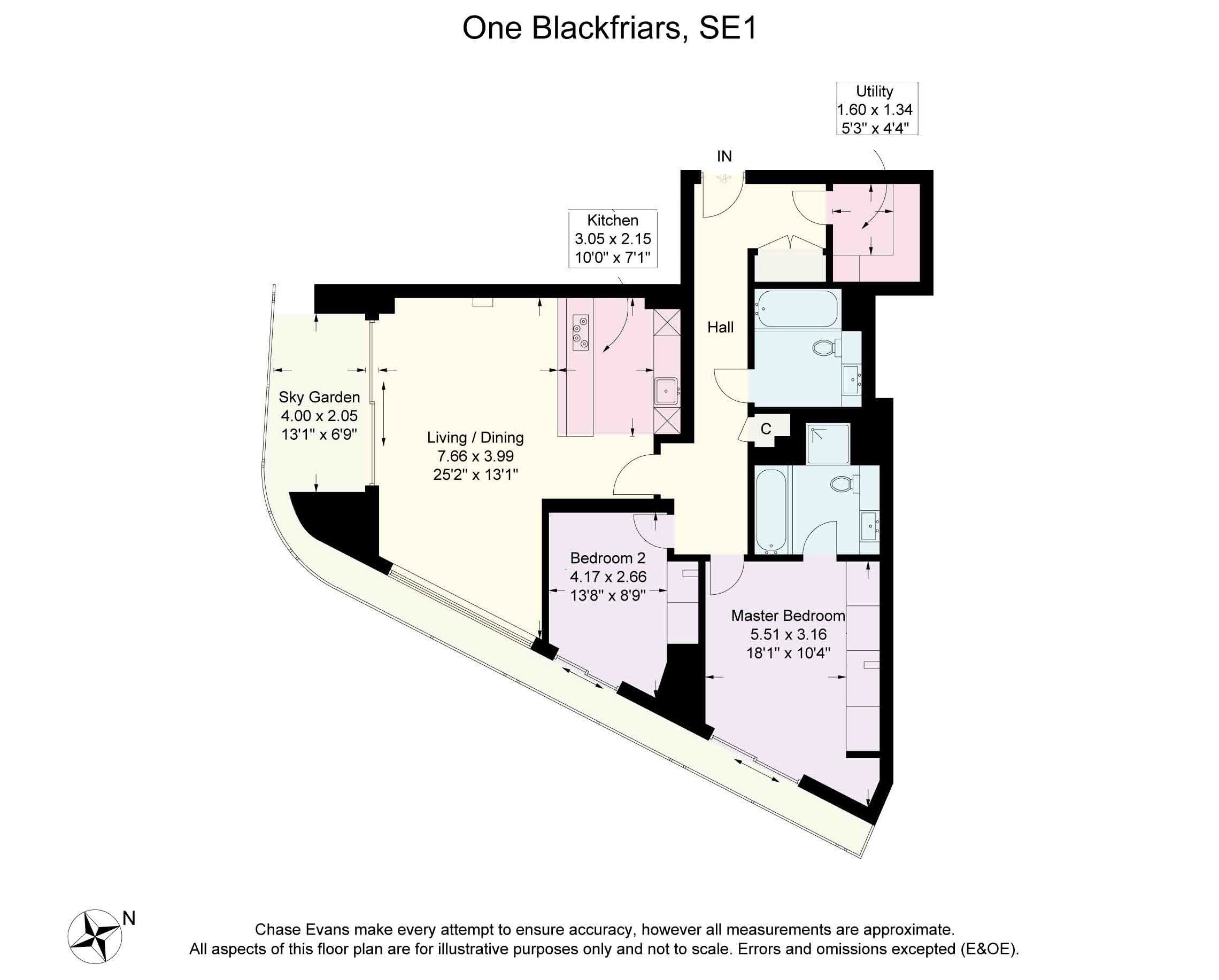 2 Bedrooms Flat to rent in One Blackfriars, Blackfriars Road, London SE1