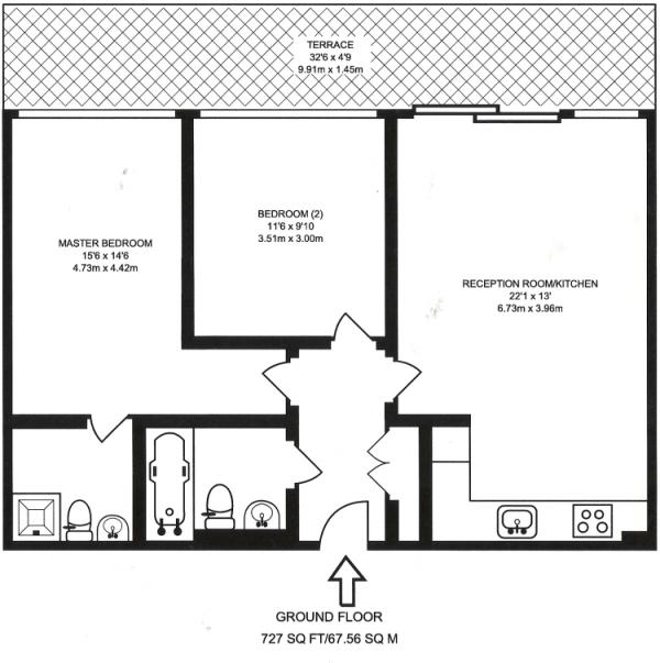 2 Bedrooms Flat to rent in Algernon Road, Lewisham SE13