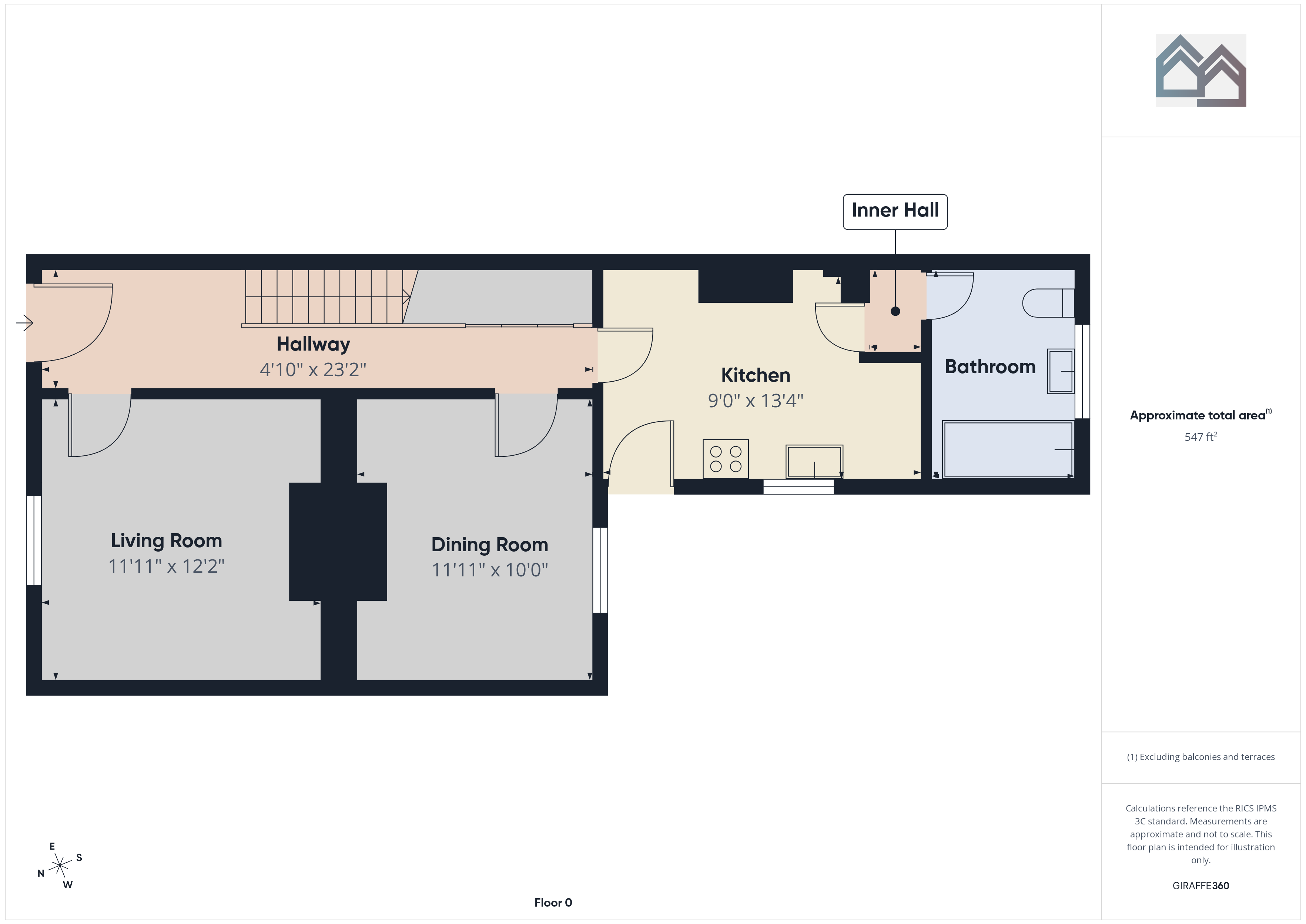 The Priory, 27, Roydon Road, Diss floorplan